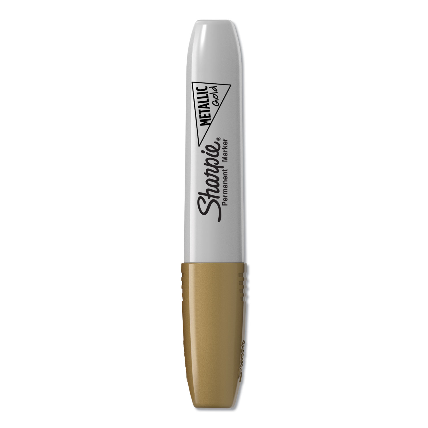 Sharpie® Metallic Permanent Marker, Medium Chisel Tip, Gold, Dozen