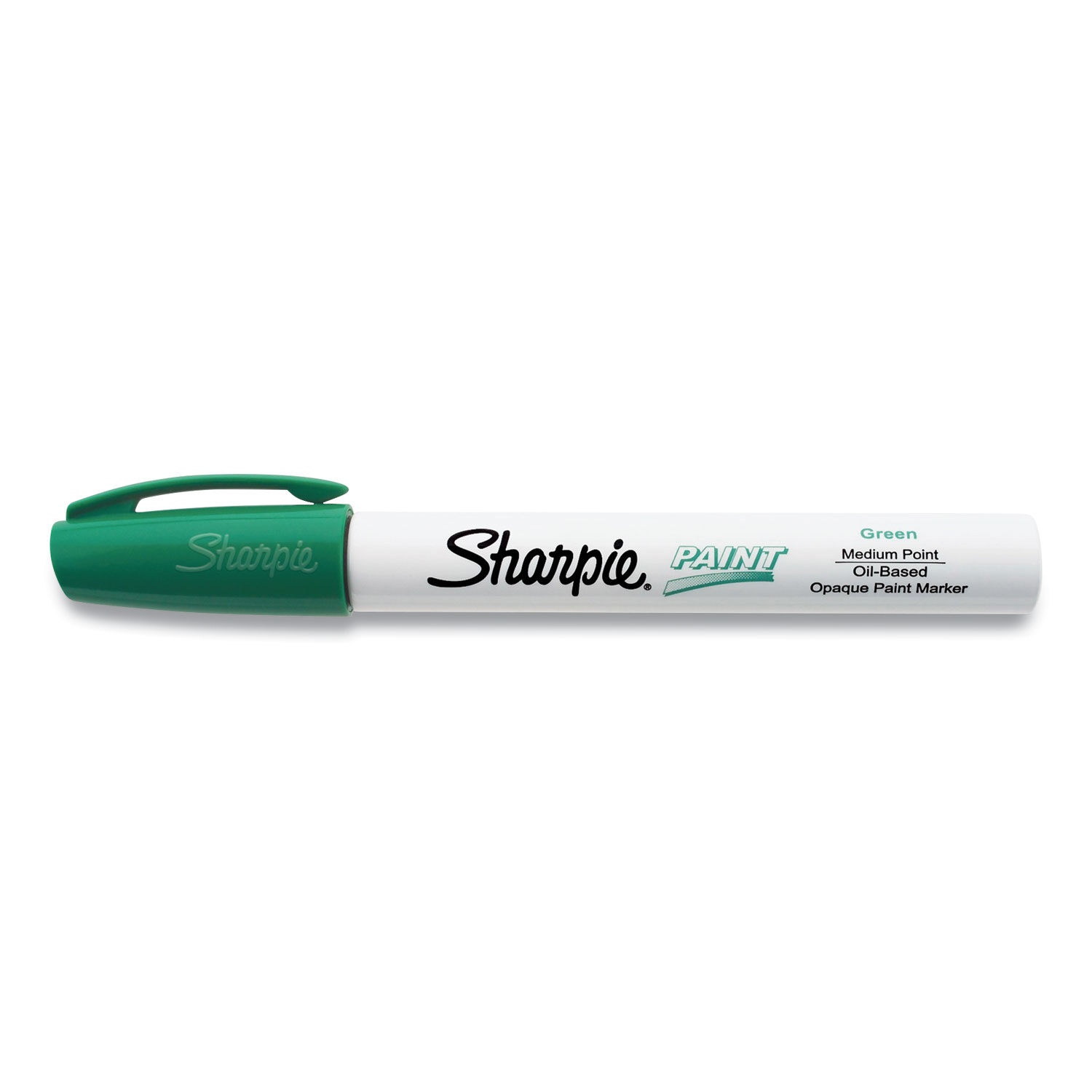  Sharpie 2107620 Permanent Paint Marker, Medium Bullet Tip, Green, 12/Pack (SAN2107620) 