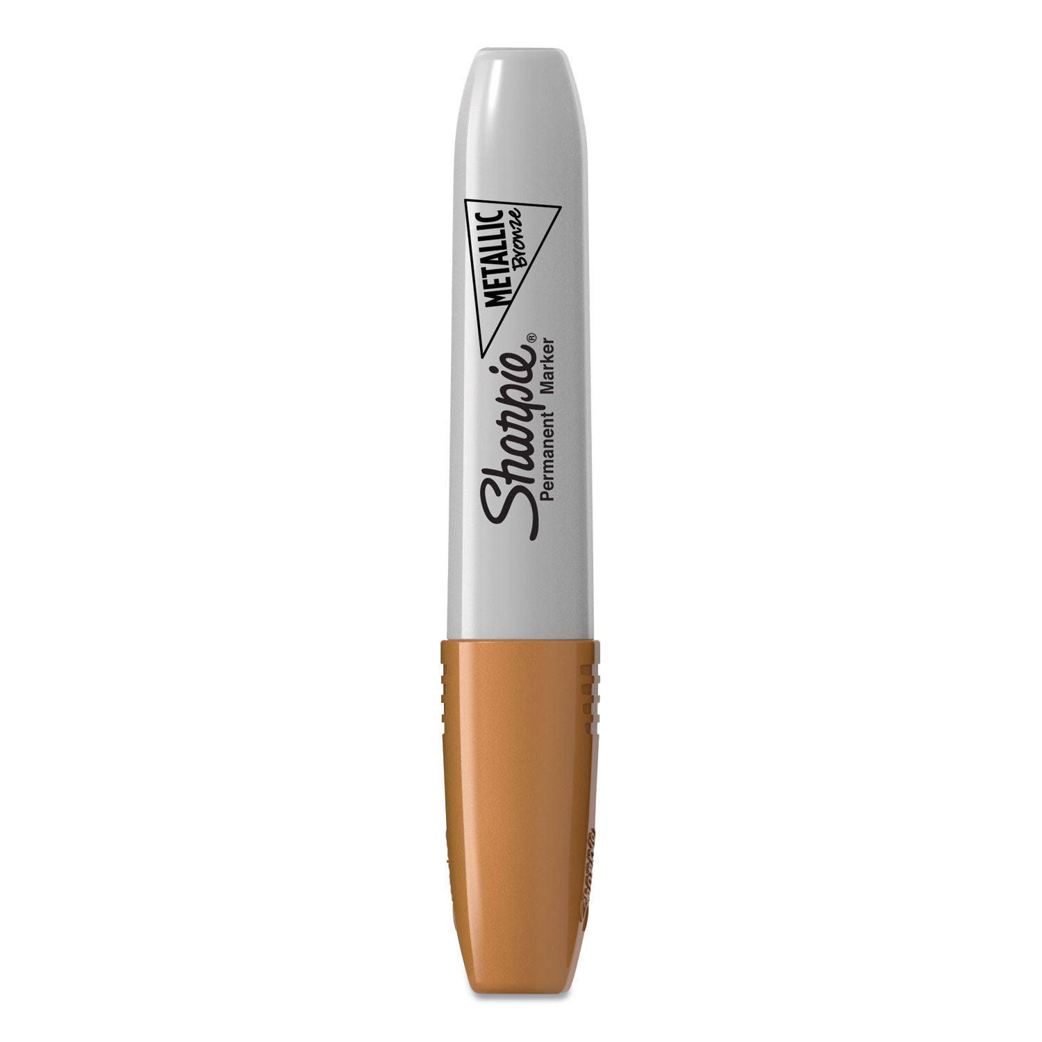 Sharpie® Metallic Permanent Marker, Medium Chisel Tip, Bronze, Dozen