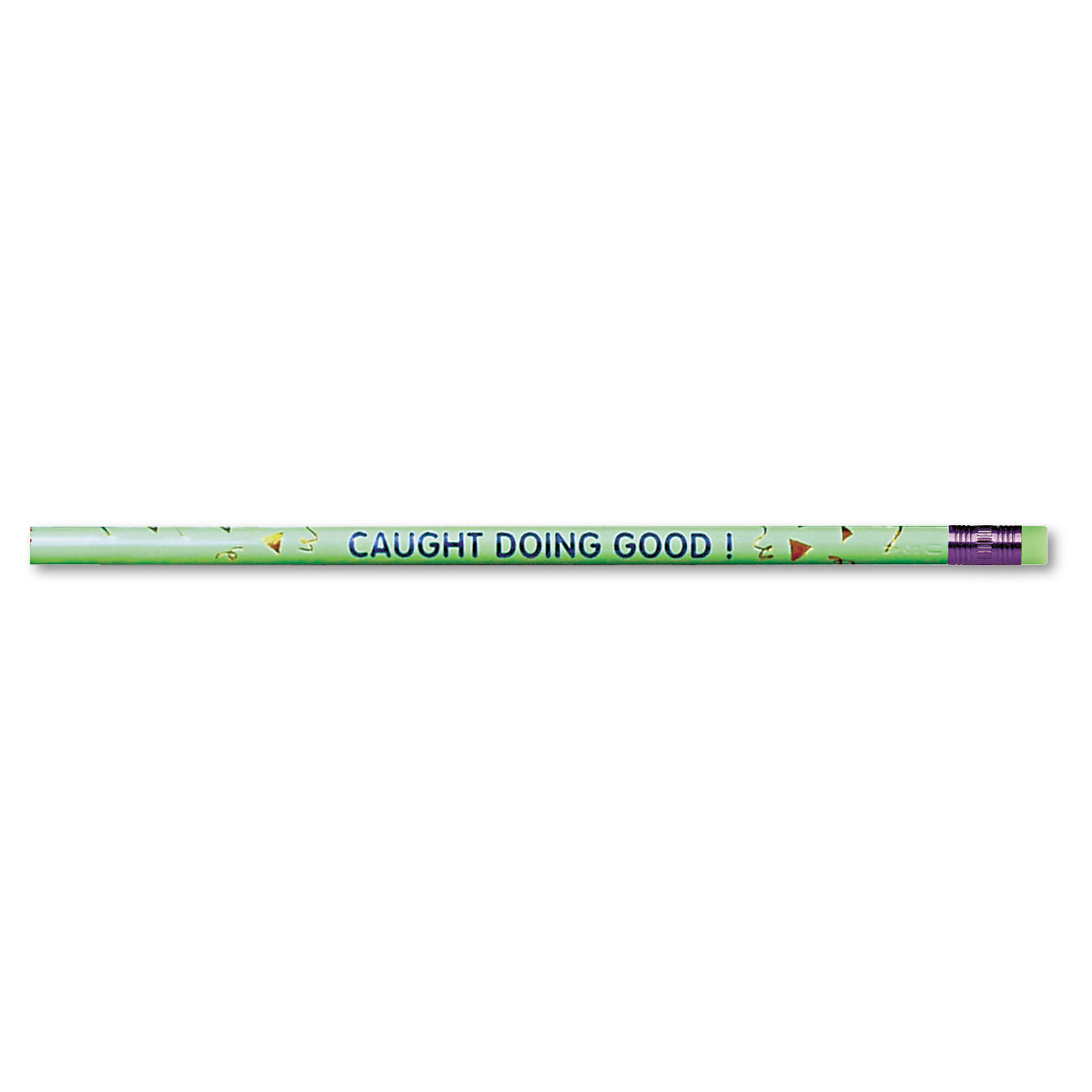  Moon Products 7898B Caught Doing Good Recognition Pencil, HB (#2), Black Lead, Green Barrel, Dozen (MPD7898B) 