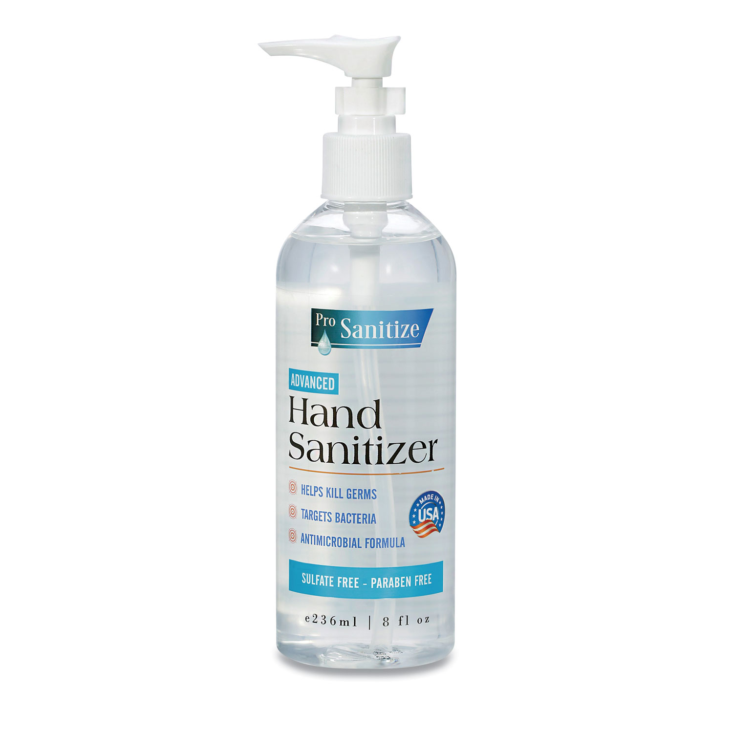  GEN E236-SAN ProSanitize Gel Hand Sanitizer, 8 oz Bottle, Unscented, 12/Carton (GN1E236SAN) 