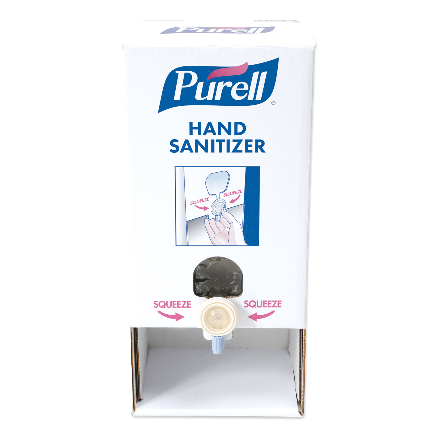 PURELL® Quick Tabletop Stand Kit, Includes Two NXT Refills Advanced Gel Hand Sanitizer, 1,000 mL