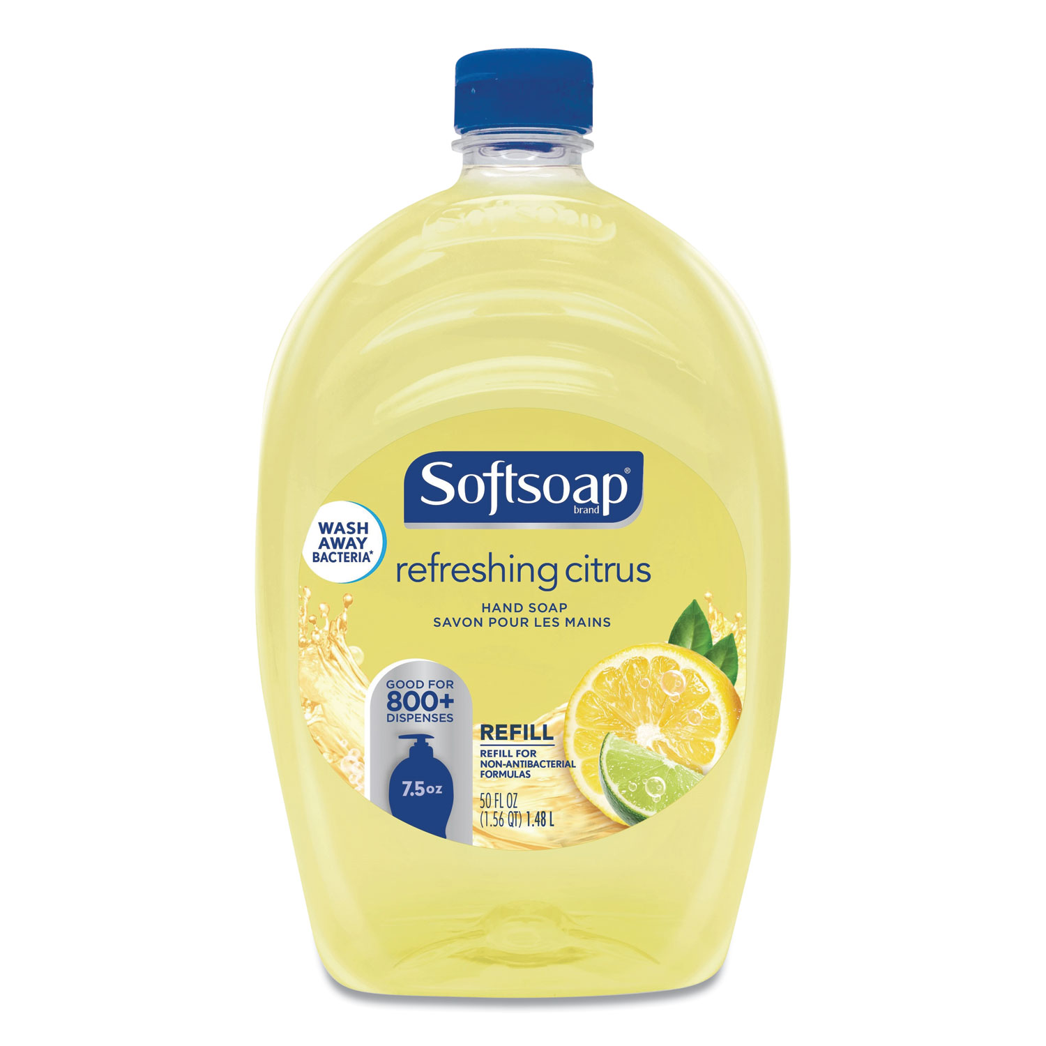 Softsoap® Liquid Hand Soap Refill, Fresh Citrus, 50 oz Bottle, 6/Carton