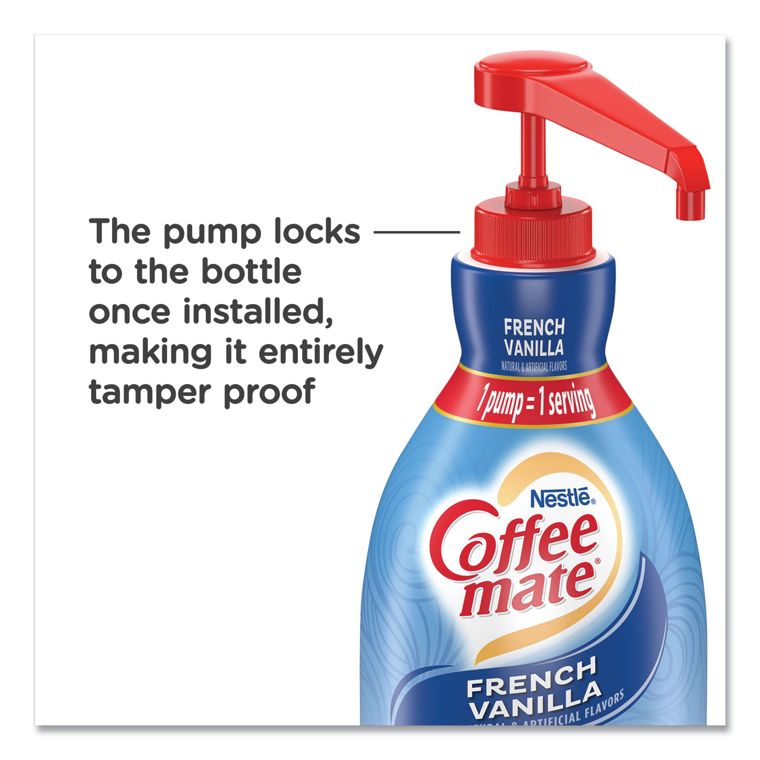 Nestle Coffee mate Liquid Creamer Pump, French Vanilla (50.7 fl. oz.) -  Sam's Club