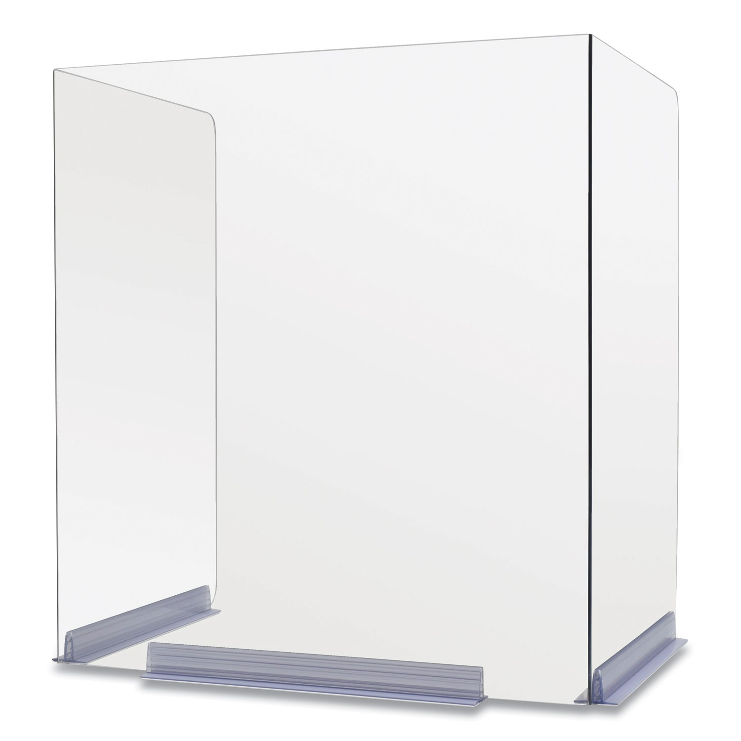 deflecto® Classroom Barriers, 22 x 16 x 24, Polycarbonate, Clear, 4/Carton
