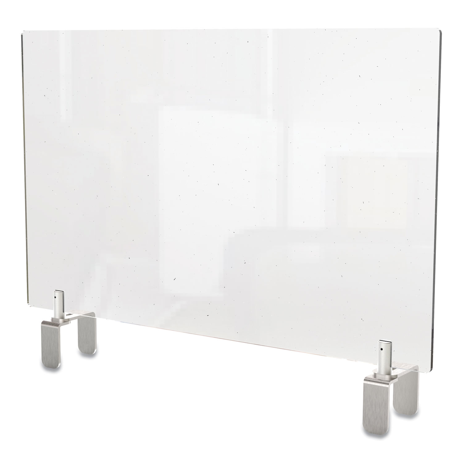  Ghent PEC1836-A Clear Partition Extender with Attached Clamp, 36 x 3.88 x 18, Thermoplastic Sheeting (GHEPEC1836A) 