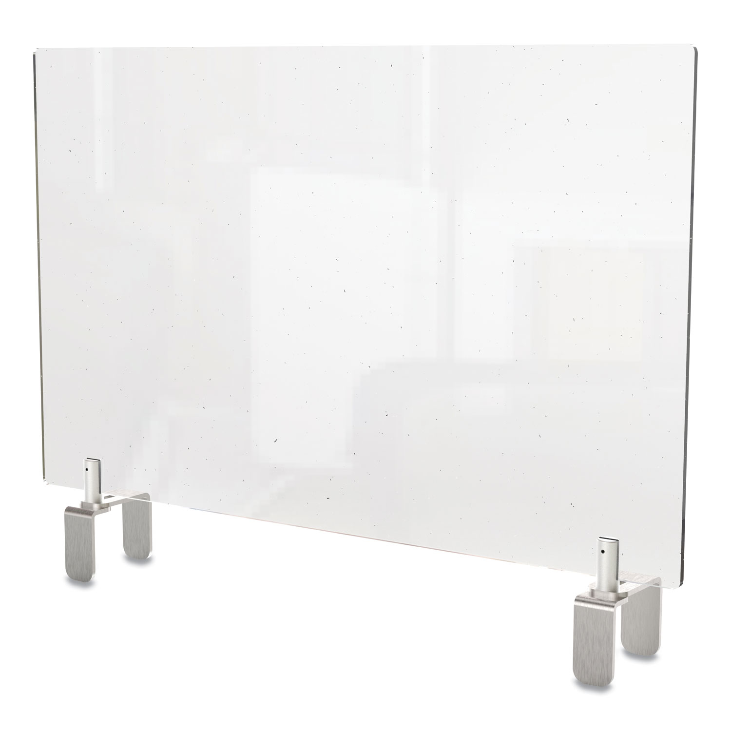  Ghent PEC1829-A Clear Partition Extender with Attached Clamp, 29 x 3.88 x 18, Thermoplastic Sheeting (GHEPEC1829A) 
