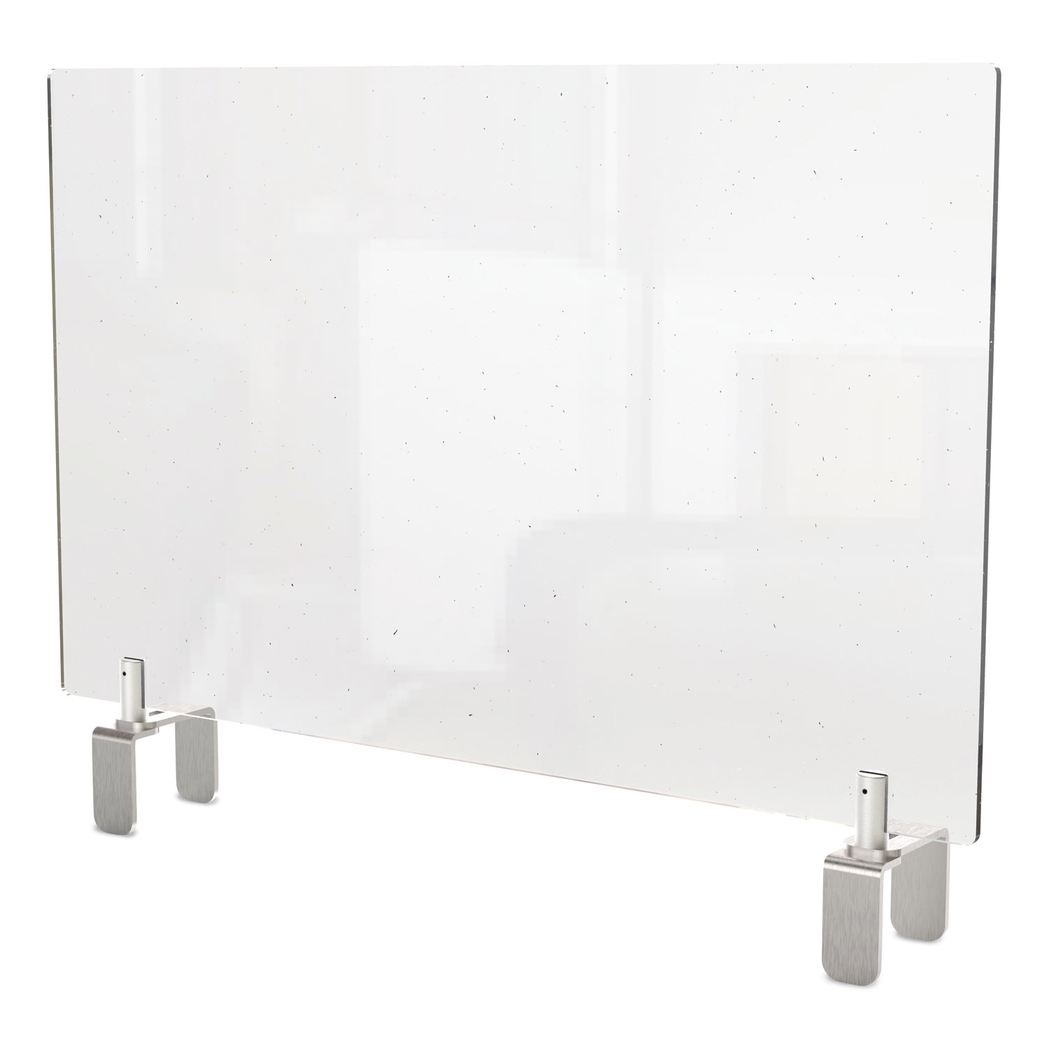  Ghent PEC2436-A Clear Partition Extender with Attached Clamp, 36 x 3.88 x 24, Thermoplastic Sheeting (GHEPEC2436A) 