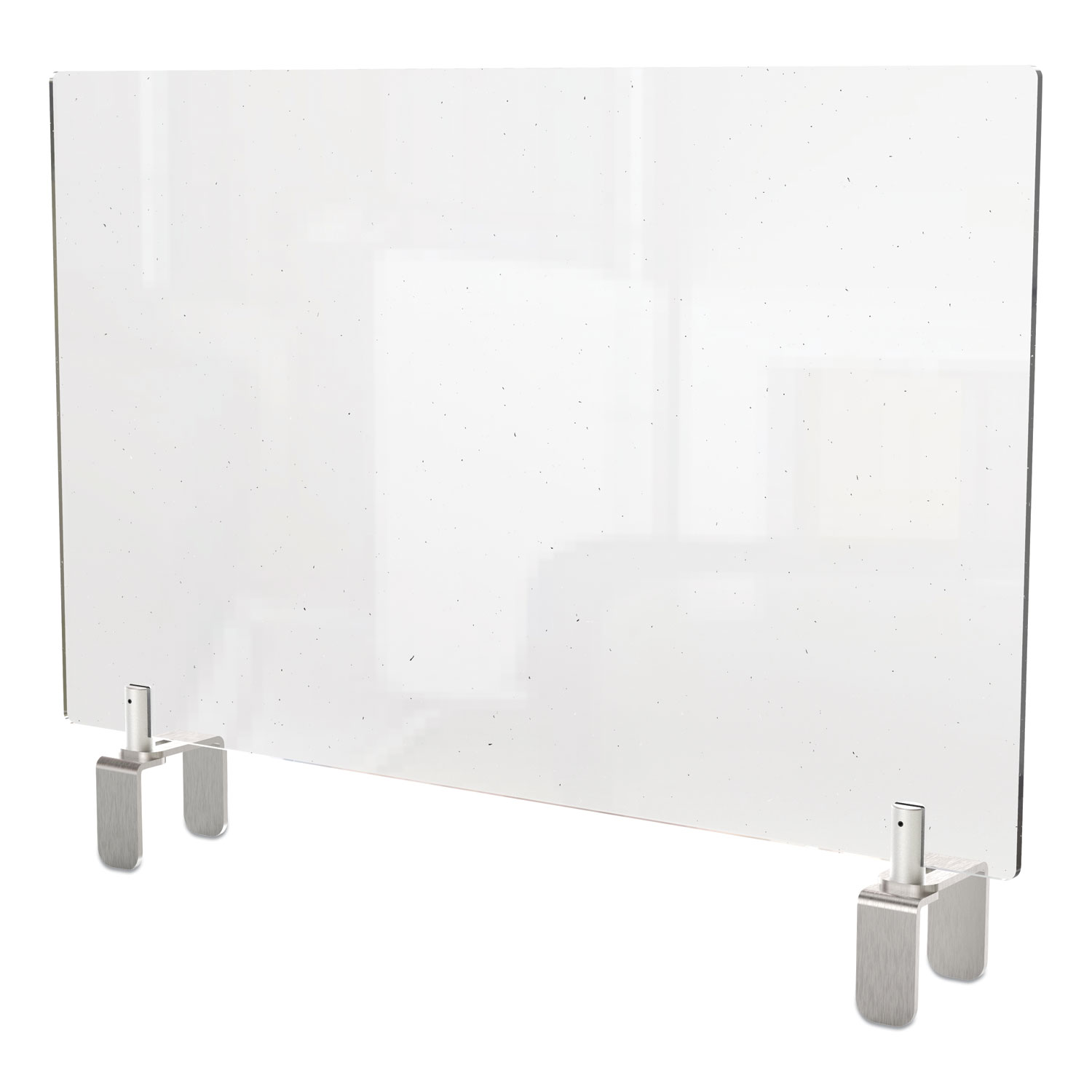  Ghent PEC2429-A Clear Partition Extender with Attached Clamp, 29 x 3.88 x 24, Thermoplastic Sheeting (GHEPEC2429A) 