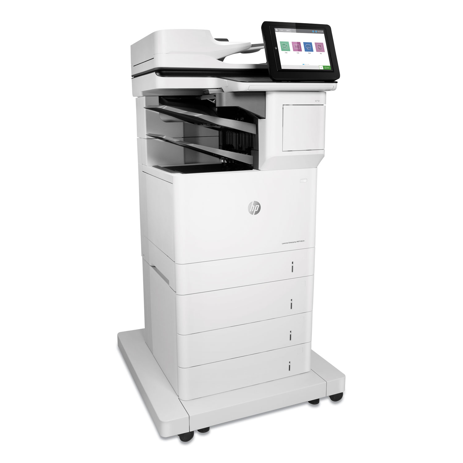  HP 7PS96A#BGJ LaserJet Enterprise MFP M634z Multifunction Laser Printer, Copy/Fax/Print/Scan (HEW7PS96A) 