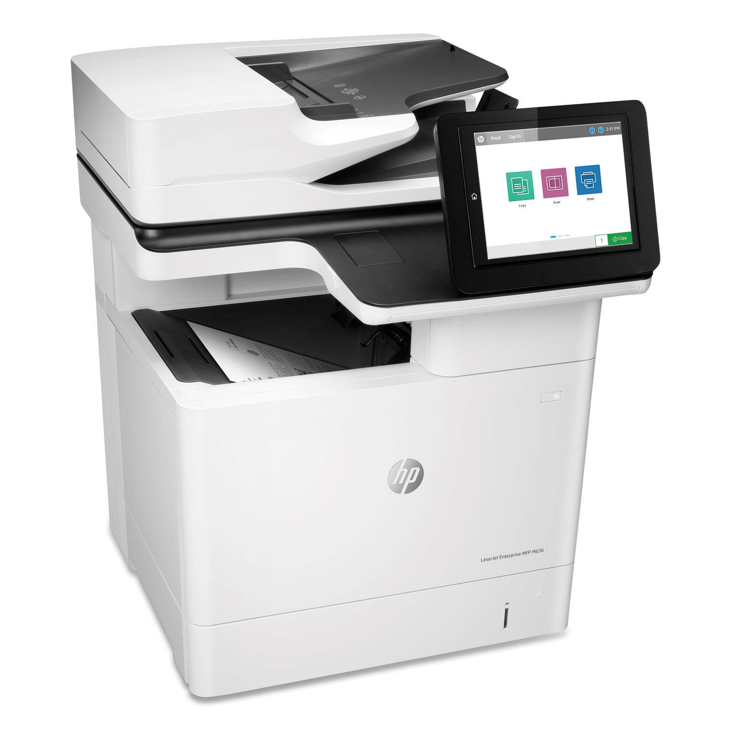  HP 7PT00A#BGJ LaserJet Enterprise MFP M636fh Multifunction Laser Printer, Copy/Fax/Print/Scan (HEW7PT00A) 