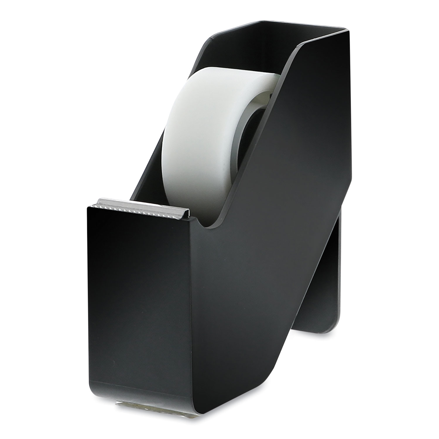  Bostitch KT-TAPE-BLK Konnect Slim-Design Tabletop Tape Dispenser, Plus One Roll of 0.75 x 1000 Tape, 1 Core, Plastic, Black (BOS24340004) 