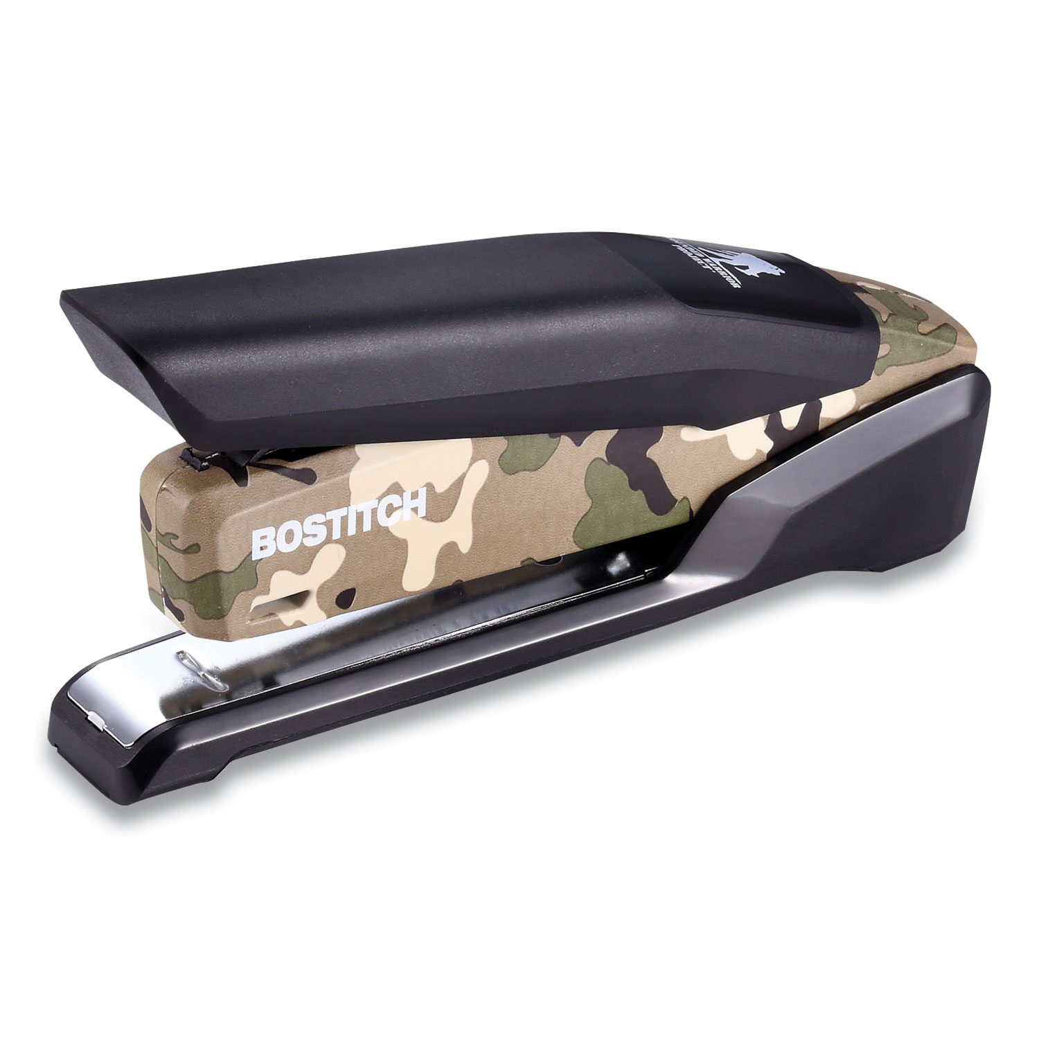 Bostitch® Wounded Warrior Project Desktop Stapler, 28-Sheet Capacity, Black/Camouflage