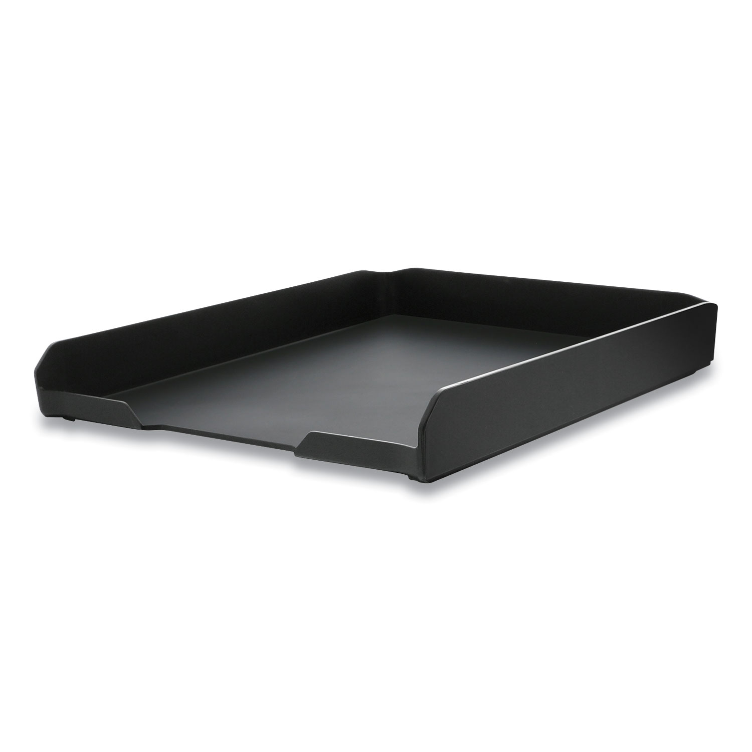  Bostitch KT-TRAY-BLK Konnect Stackable Letter Tray, 1 Section, Letter Size Files, 10.13 x 12.25 x 1.63, Black (BOS24357581) 