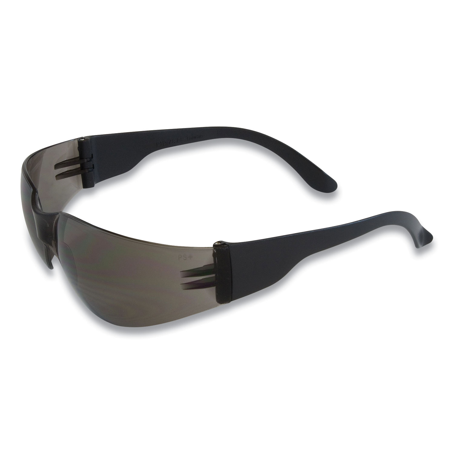 Bouton® Zenon Z12 Rimless Indoor/Outdoor Optical Eyewear, Anti-Scratch, Gray Lens, Black Frame