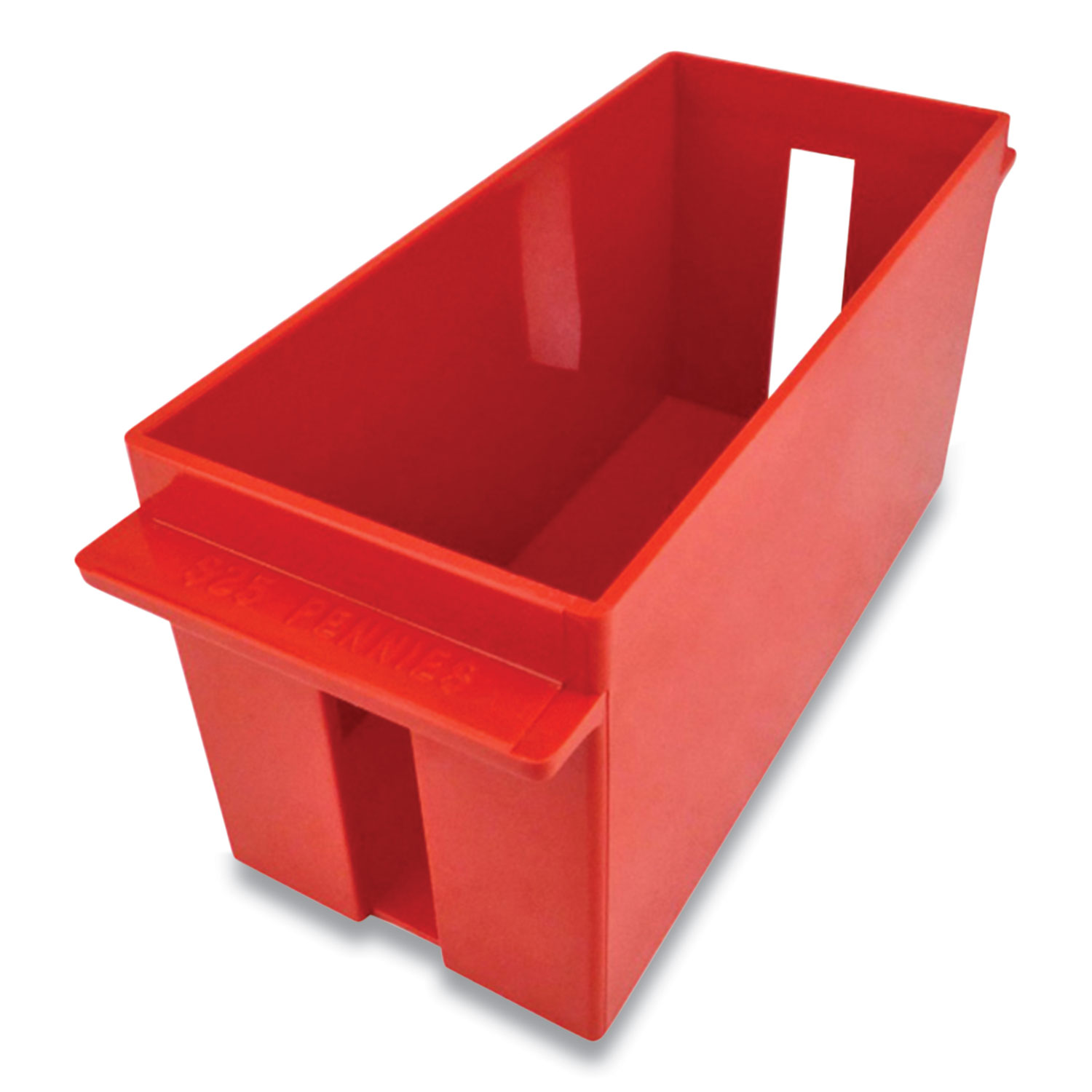  CONTROLTEK 560162 Coin Tray, Pennies, 1 Compartment, Red (CNK24421367) 