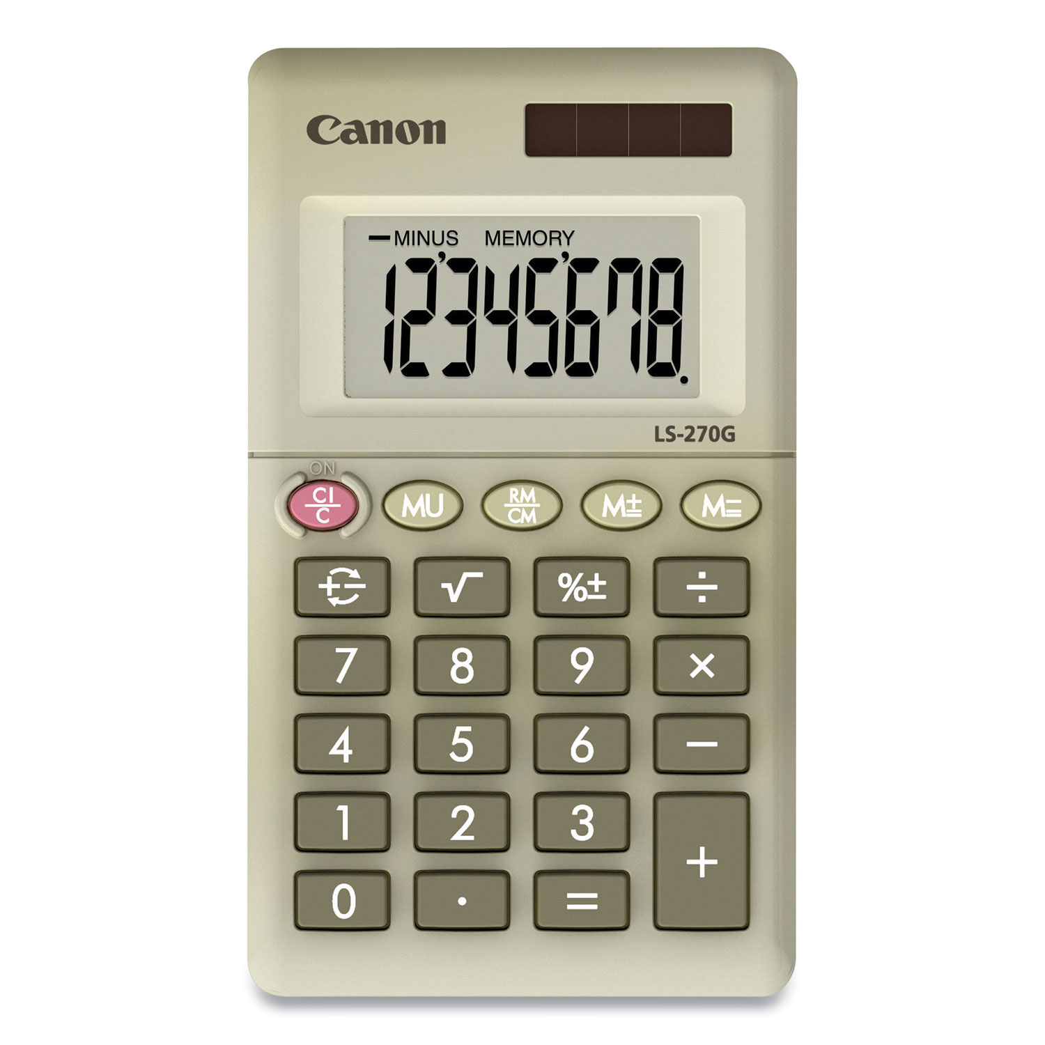  Canon 4640B001 LS-270G Pocket Calculator, 8-Digit LCD (CNM329866) 
