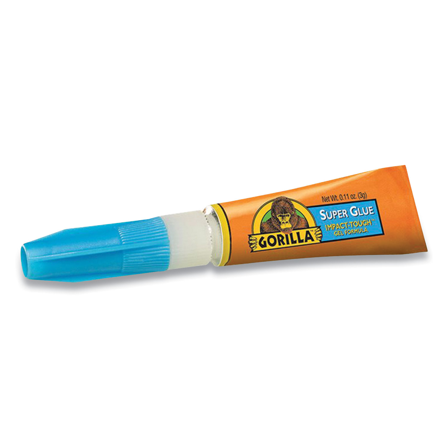 Gorilla Glue Super Glue, 0.53 oz, Dries Clear, 4/Carton