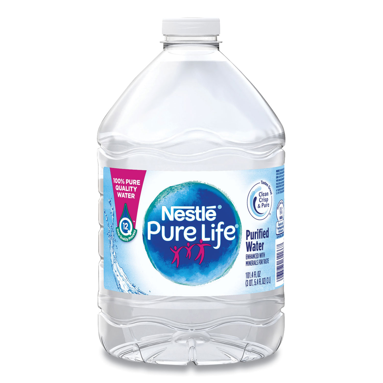  Nestle Waters 12386172 Pure Life Purified Water, 101.4 oz Bottle, 6/Pack (NLE24396906) 