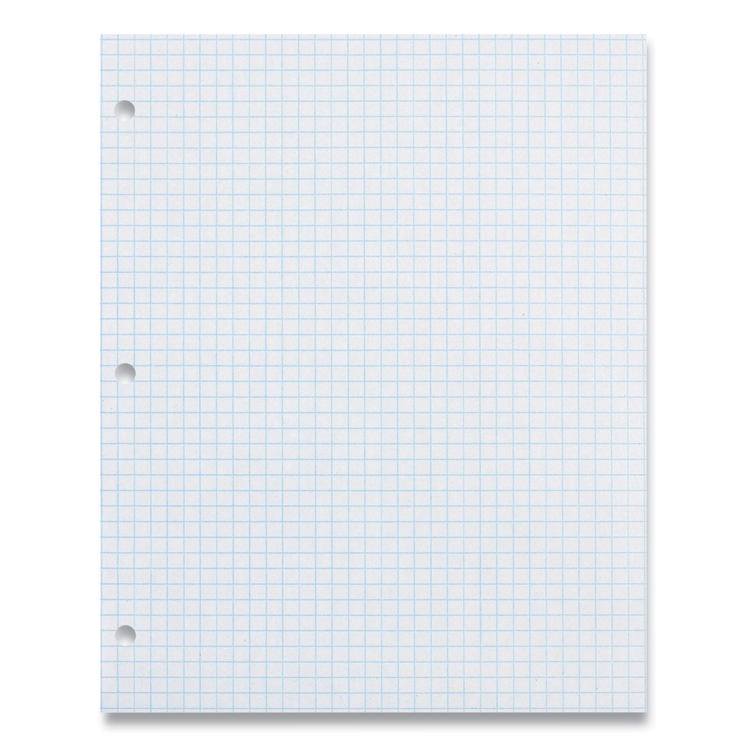  Pacon 2414 Composition Paper, 3-Hole, 8.5 x 11, 1/4, Quadrille: 4 sq/in, 500/Pack (PAC376104) 