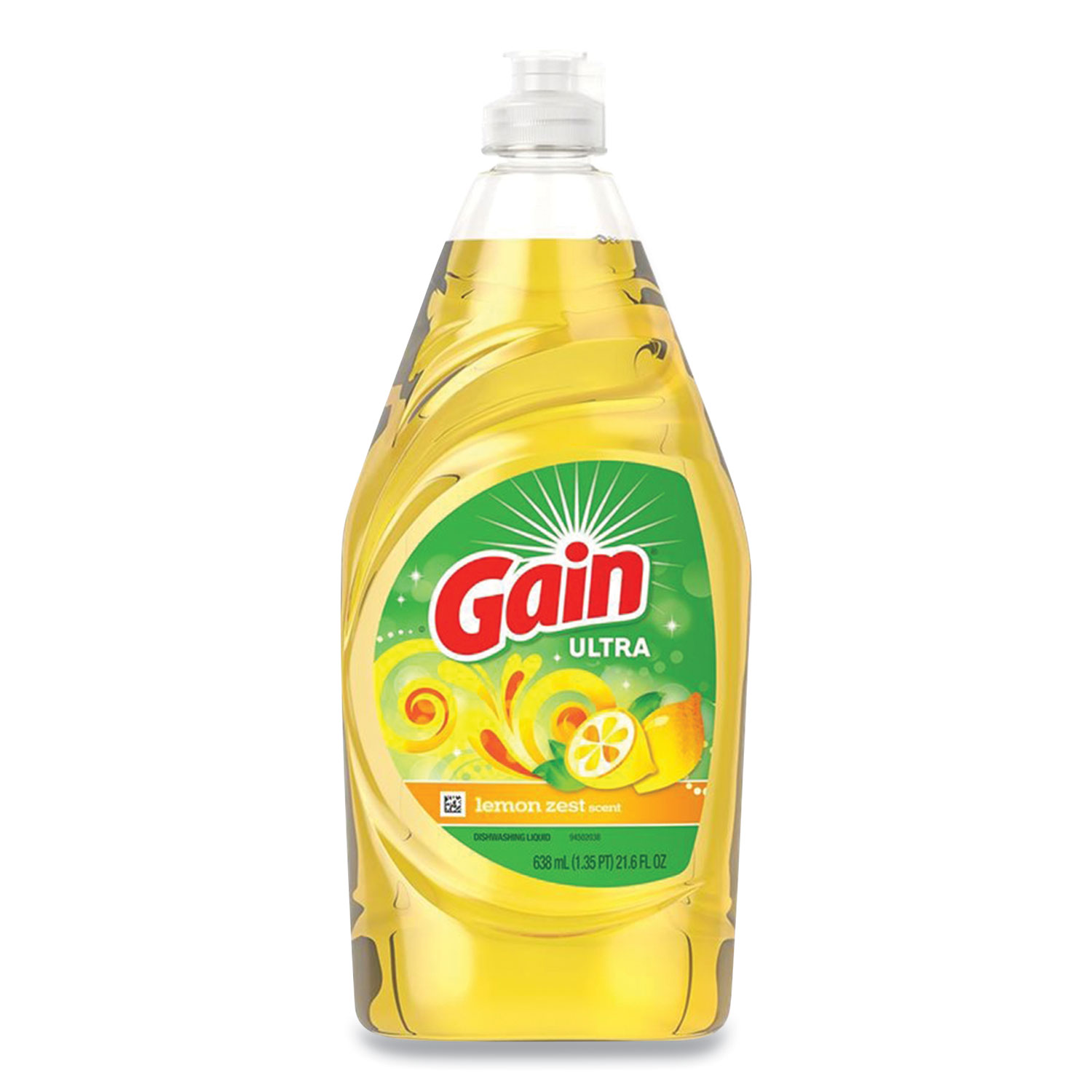 Gain® Dishwashing Liquid, Lemon Zest, 21.6 oz Bottle