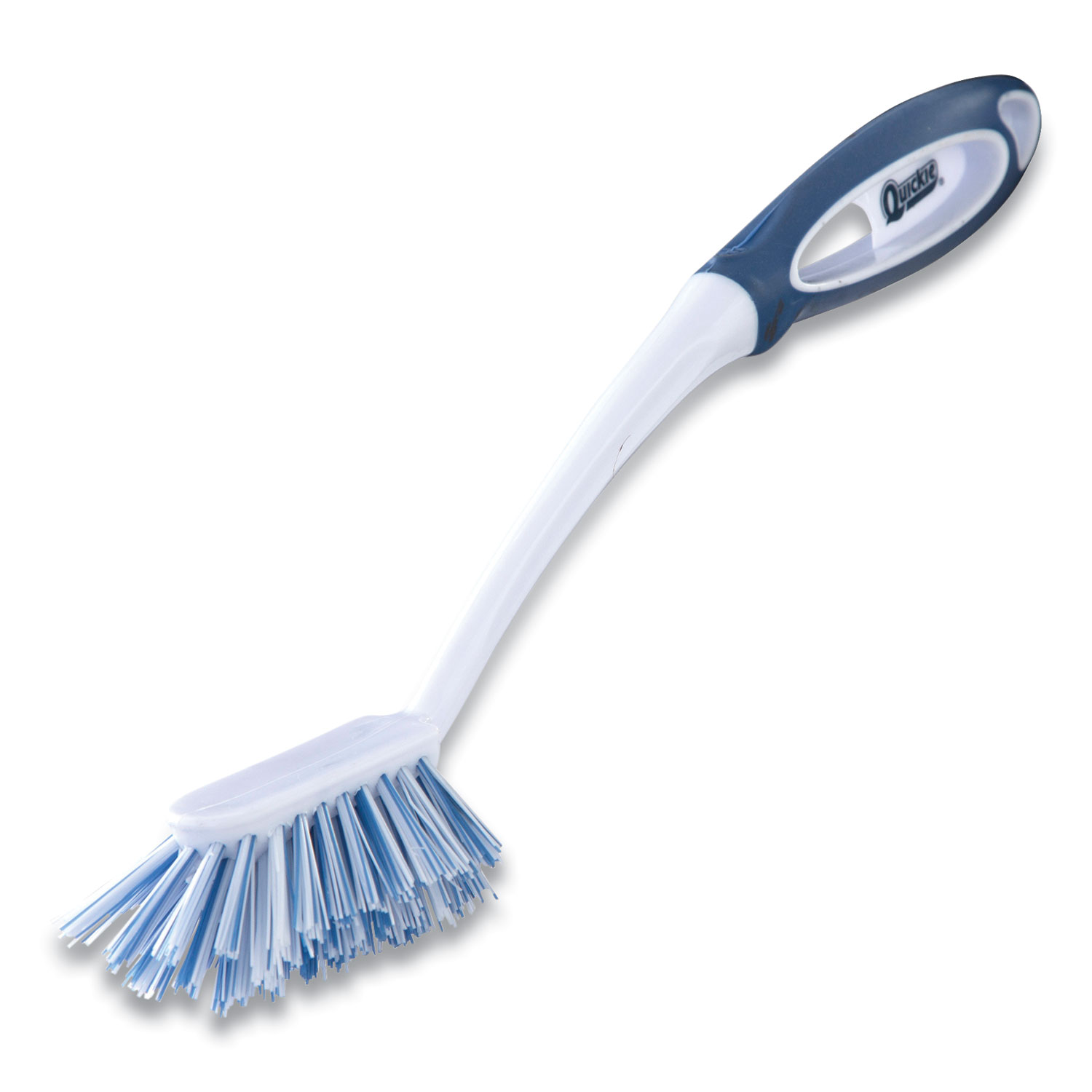 Quickie® All-Purpose Scrub Brush, Polypropylene, 9, White/Blue