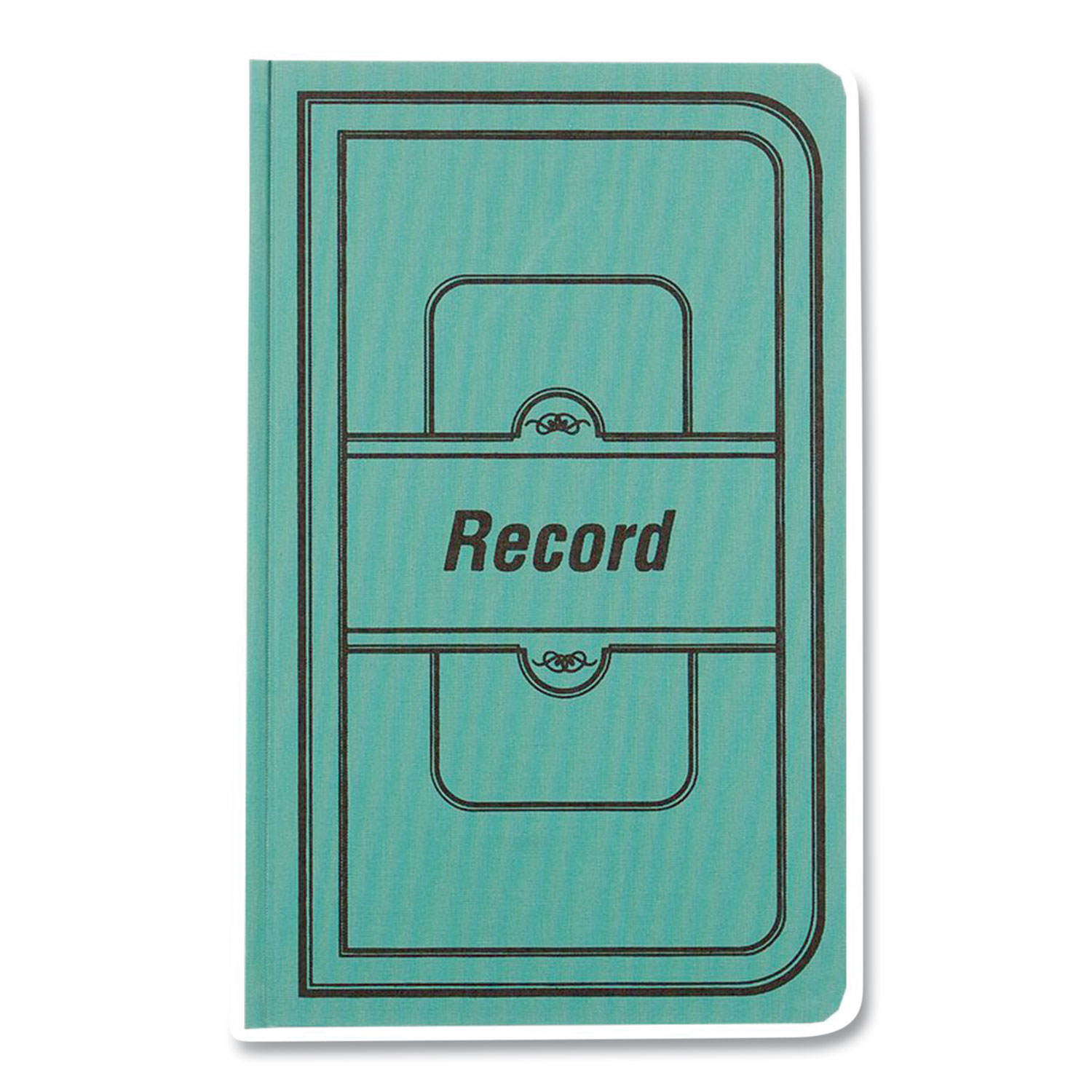  National A66500R Tuff Series Record Book, Green Cover, 7.63 x 12.13, 500 White Pages (RED807344) 