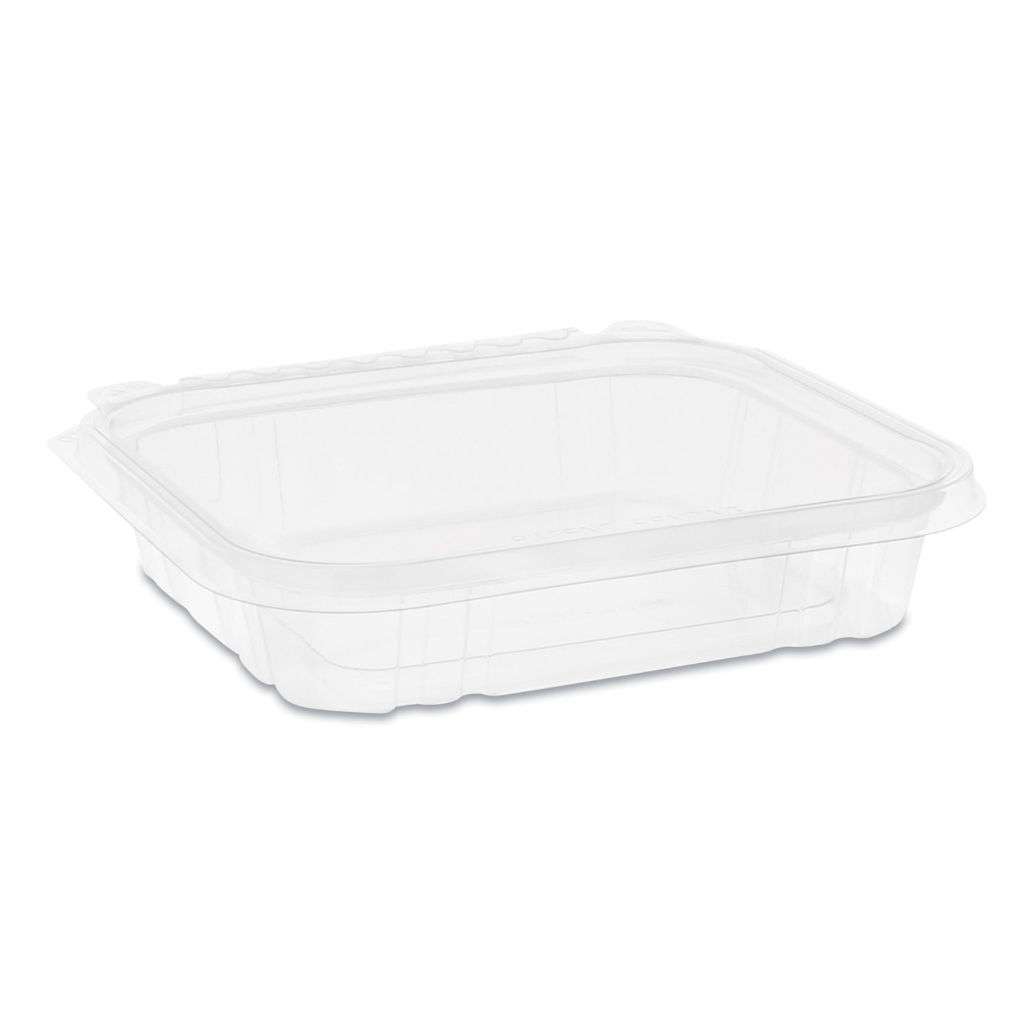  Pactiv TEHL7X616S EarthChoice Tamper Evident Deli Container, 16 oz, 7.25 x 6.38 x 1, 1-Compartment, Clear, 240/Carton (PCTTEHL7X616S) 