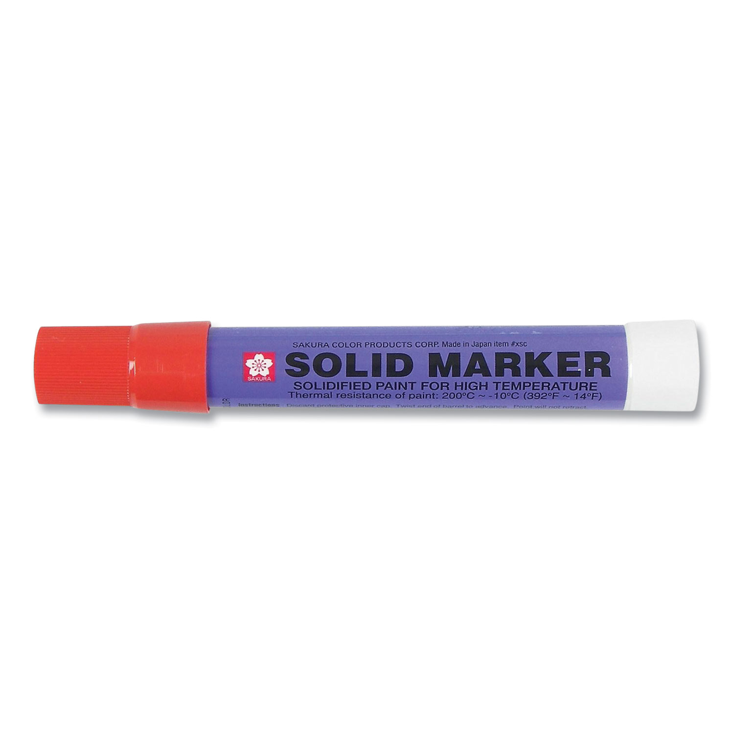  Sakura XSC-19 Solid Paint Marker, Bullet Tip, Red, Dozen (SAK382041) 
