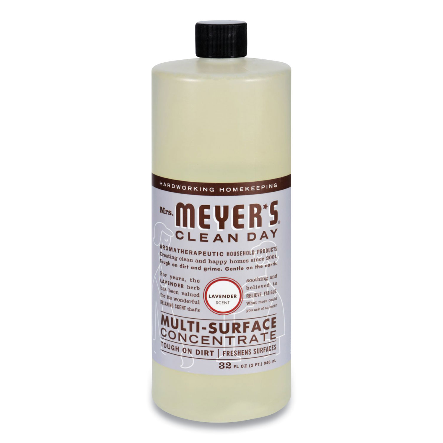  Mrs. Meyer's 663010 Clean Day Multi-Surface Concentrate, Lavender, 32 oz Bottle (SJN2399444) 