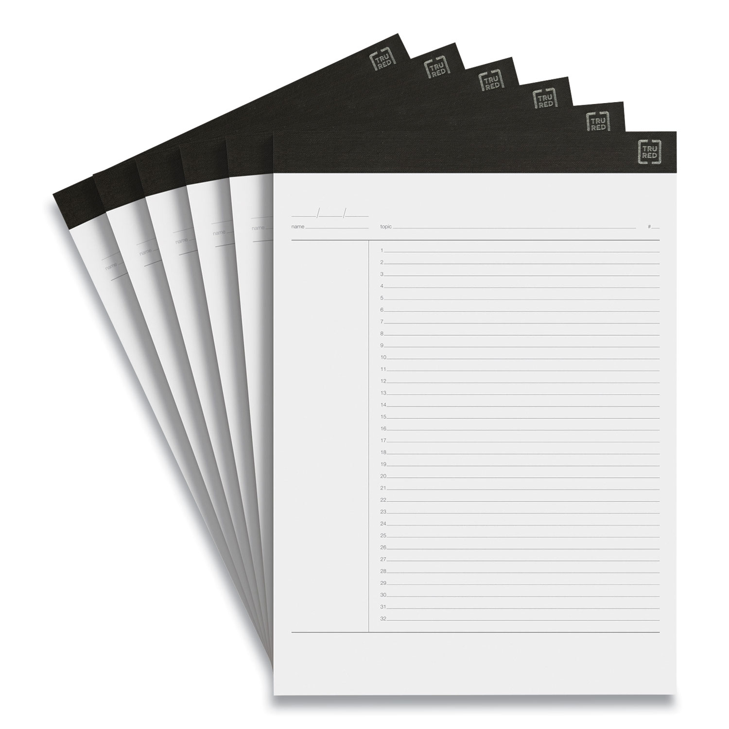 Large Desk Blotter Paper Pad, Graph Notepad for Office Supplies, Refillable  50 Sheets (17 x 12 in)