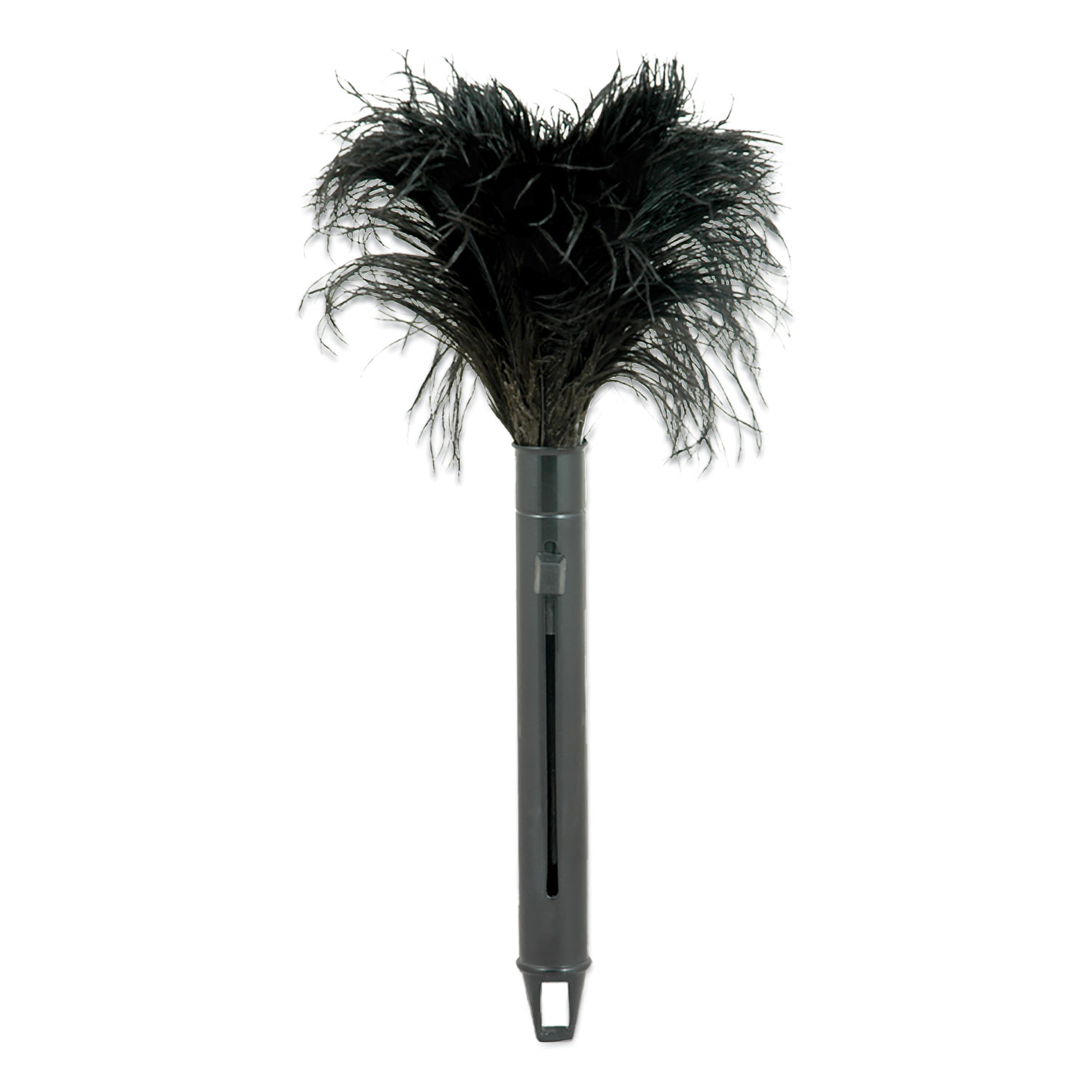 ODell® Pop Top Feather Duster, Ostrich, 9 to 14 Handle, Black
