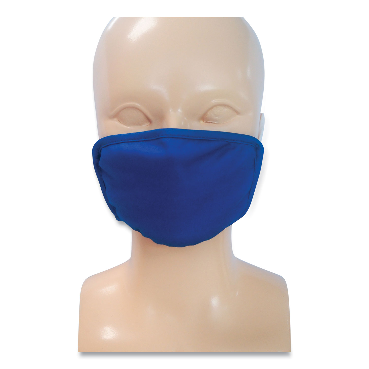  GN1 PE17337 Kids Fabric Face Mask, Blue, 500/Carton (GN1PE17337) 