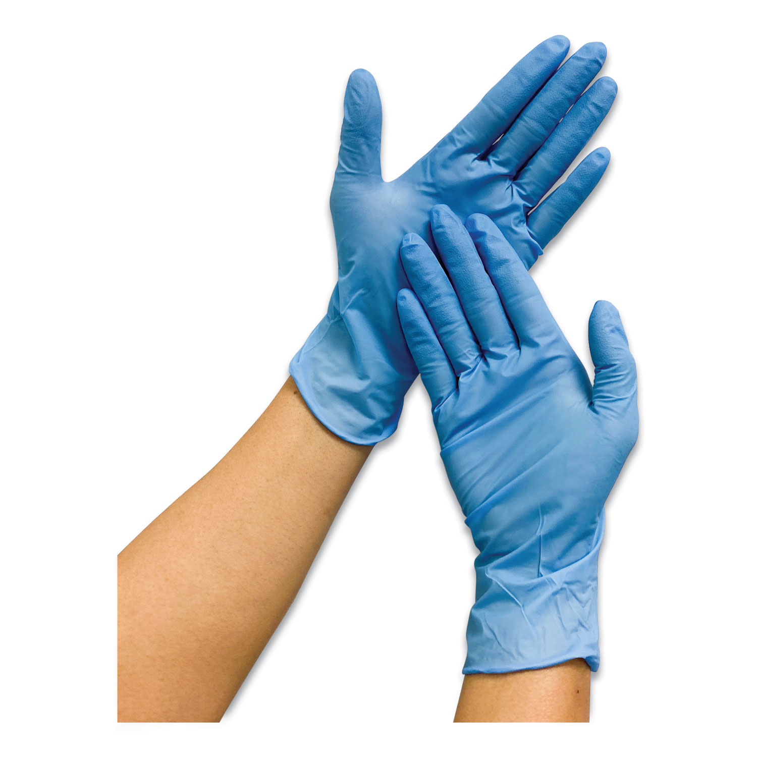  GN1 PE16919 Powder-Free Nitrile Gloves, Blue, Large, 1,000/Carton (GN1PE16919) 