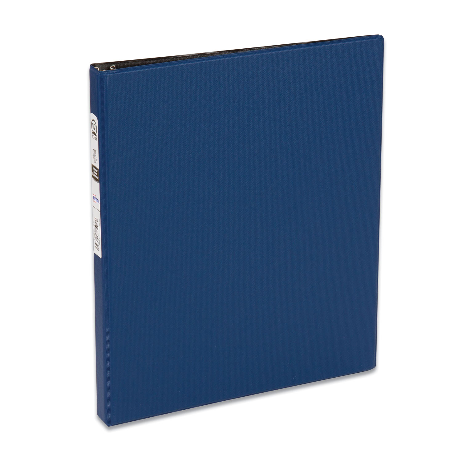 Avery® Economy Non-View Binder with Round Rings, 3 Rings, 0.5 Capacity, 11 x 8.5, Blue, (3203)