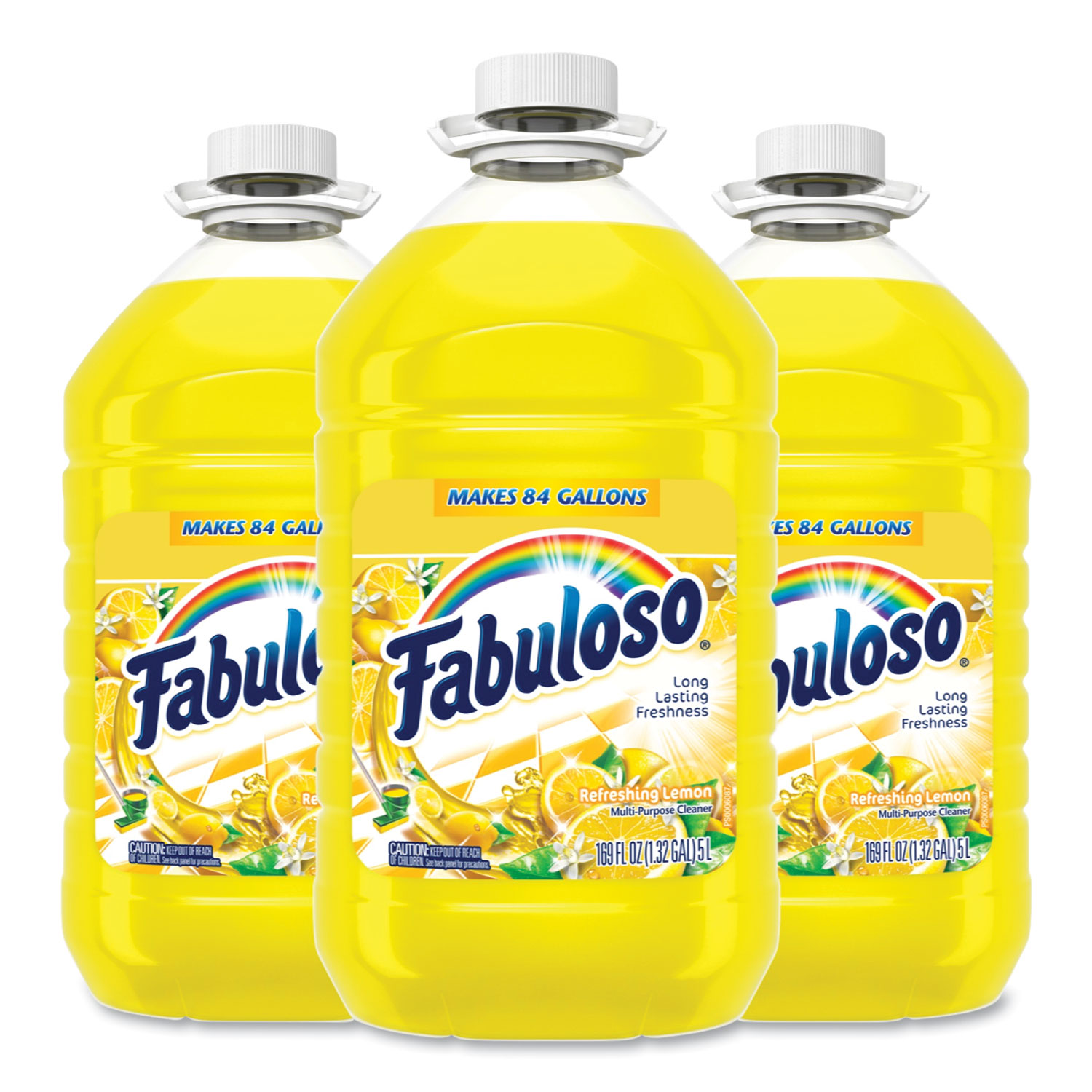  Fabuloso MX06813A Multi-use Cleaner, Lemon Scent, 169 oz Bottle, 3/Carton (CPC96987) 