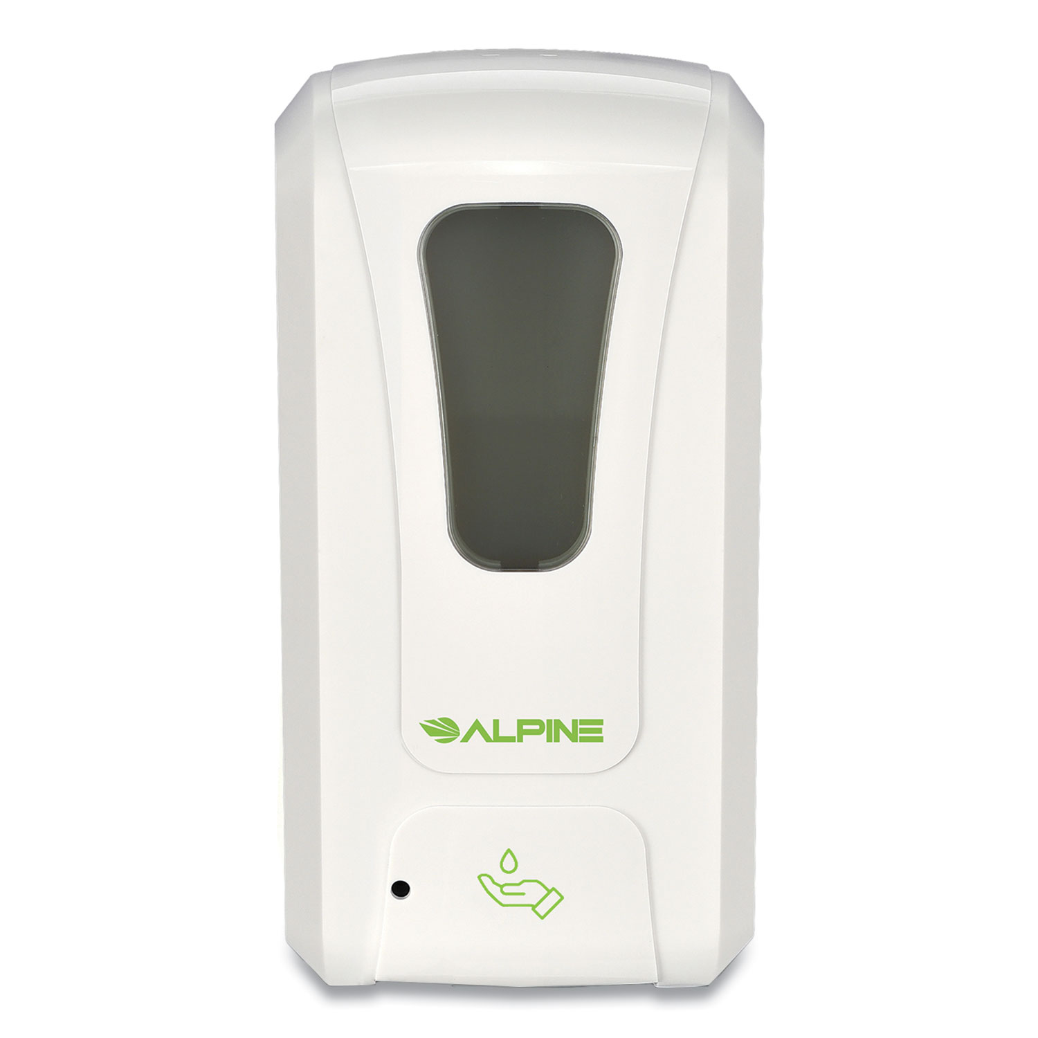  Alpine 430S Automatic Hands-Free Liquid Hand Sanitizer/Soap Dispenser, 1,200 mL, 6 x 4.48 x 11.1, White (GN1430S) 