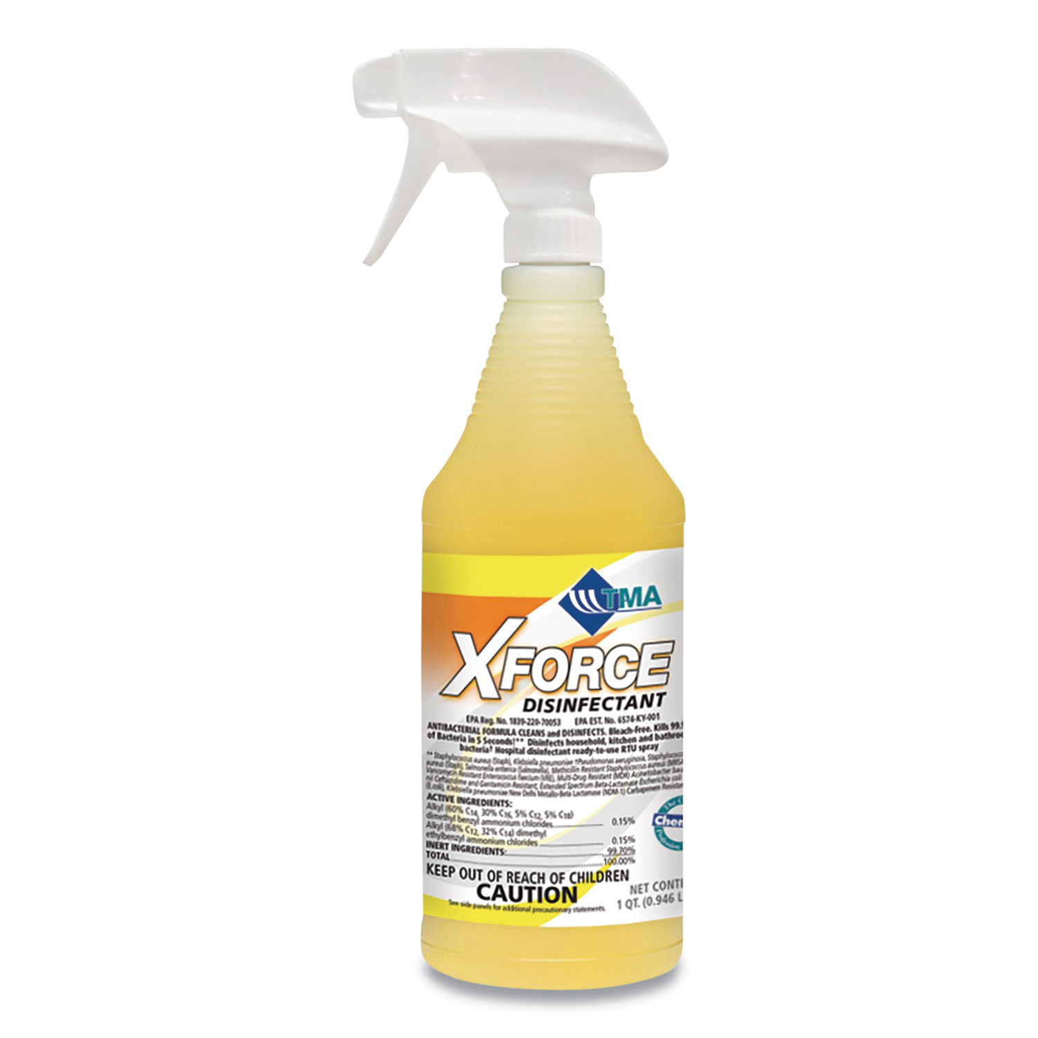  GN1 108699-L X-Force Disinfectant, 32 oz Spray Bottle, 6/Carton (GN1108699L) 
