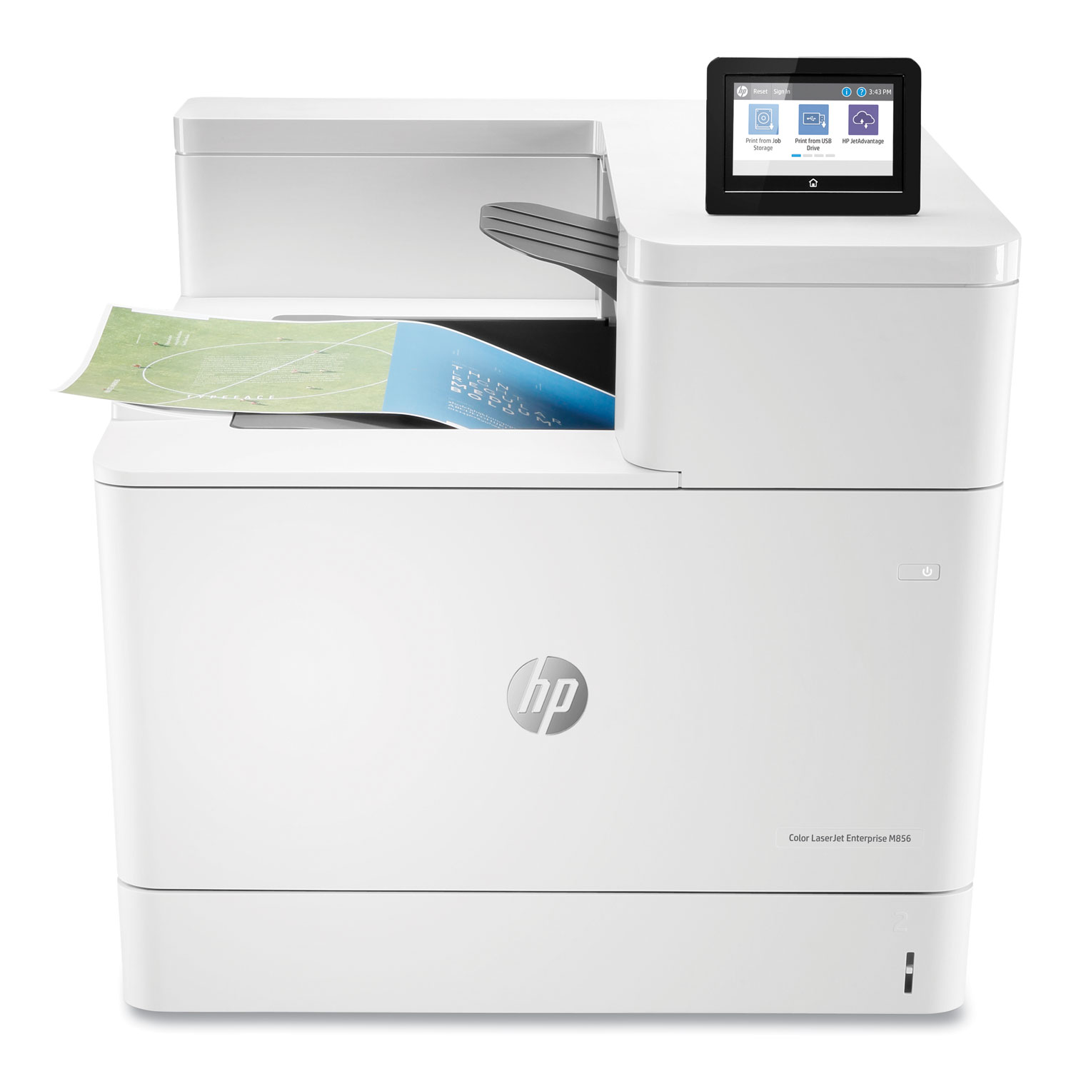  HP T3U51A#BGJ Color LaserJet Enterprise SFP M856dn Laser Printer (HEWT3U51A) 