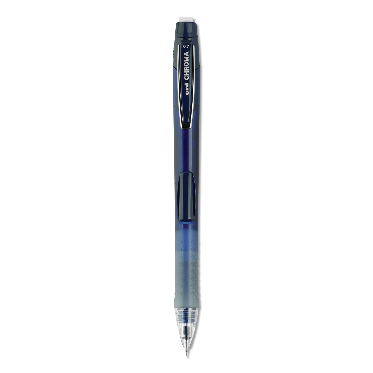 uniball® Chroma Mechanical Pencil, 0.7 mm, HB (2), Black Lead, Cobalt