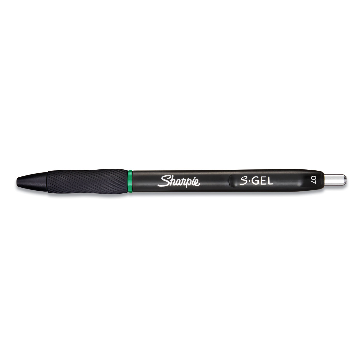 Sharpie® S-Gel™ S-Gel Retractable Gel Pen, Medium 0.7 mm, Green Ink, Green Barrel, Dozen