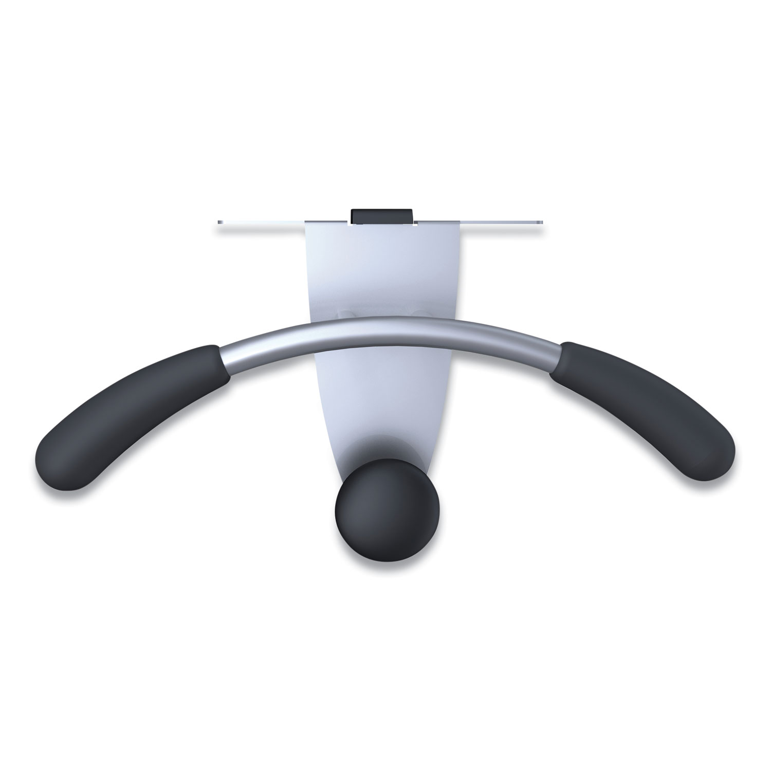 Hanger Shaped Partition Coat Hook, Metal/Foam/ABS, Silver/Black - Allied  Paper Company, image size:1500x1500