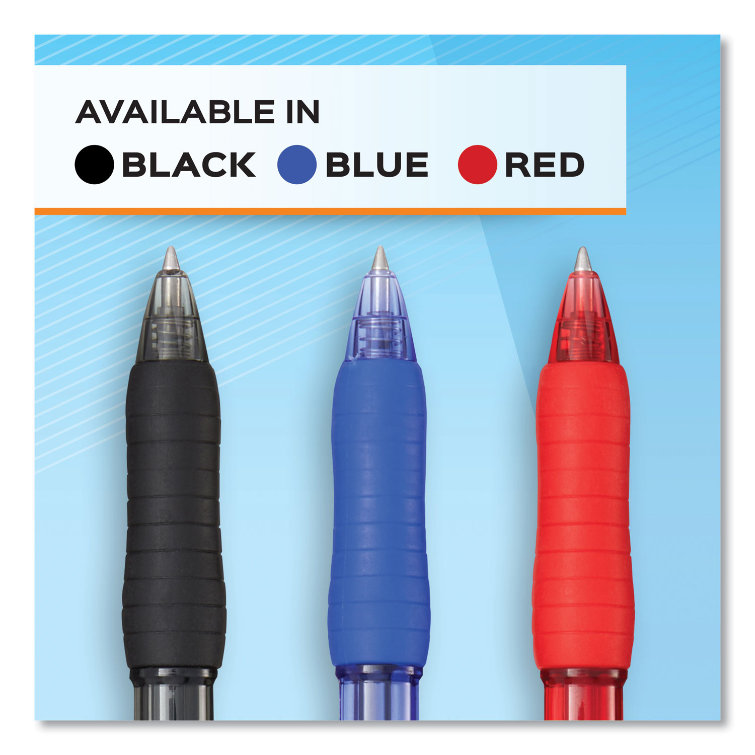 S-Gel High-Performance Gel Pen, Retractable, Medium 0.7 mm, Blue Ink, Black  Barrel, Dozen - mastersupplyonline