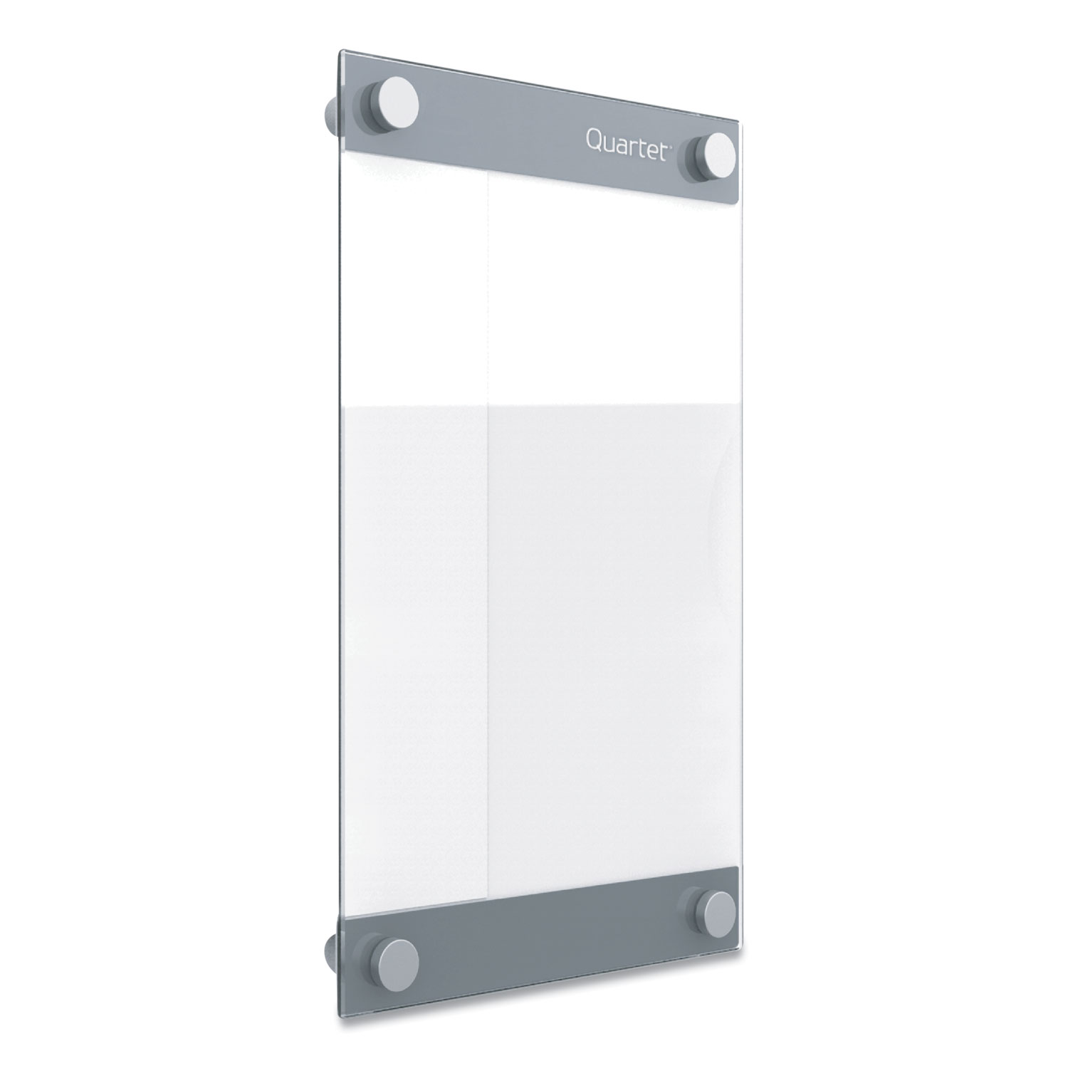  Quartet GI8511 Infinity Customizable Magnetic Glass Dry-Erase Board, 8.5 x 11, White (QRTGI8511) 