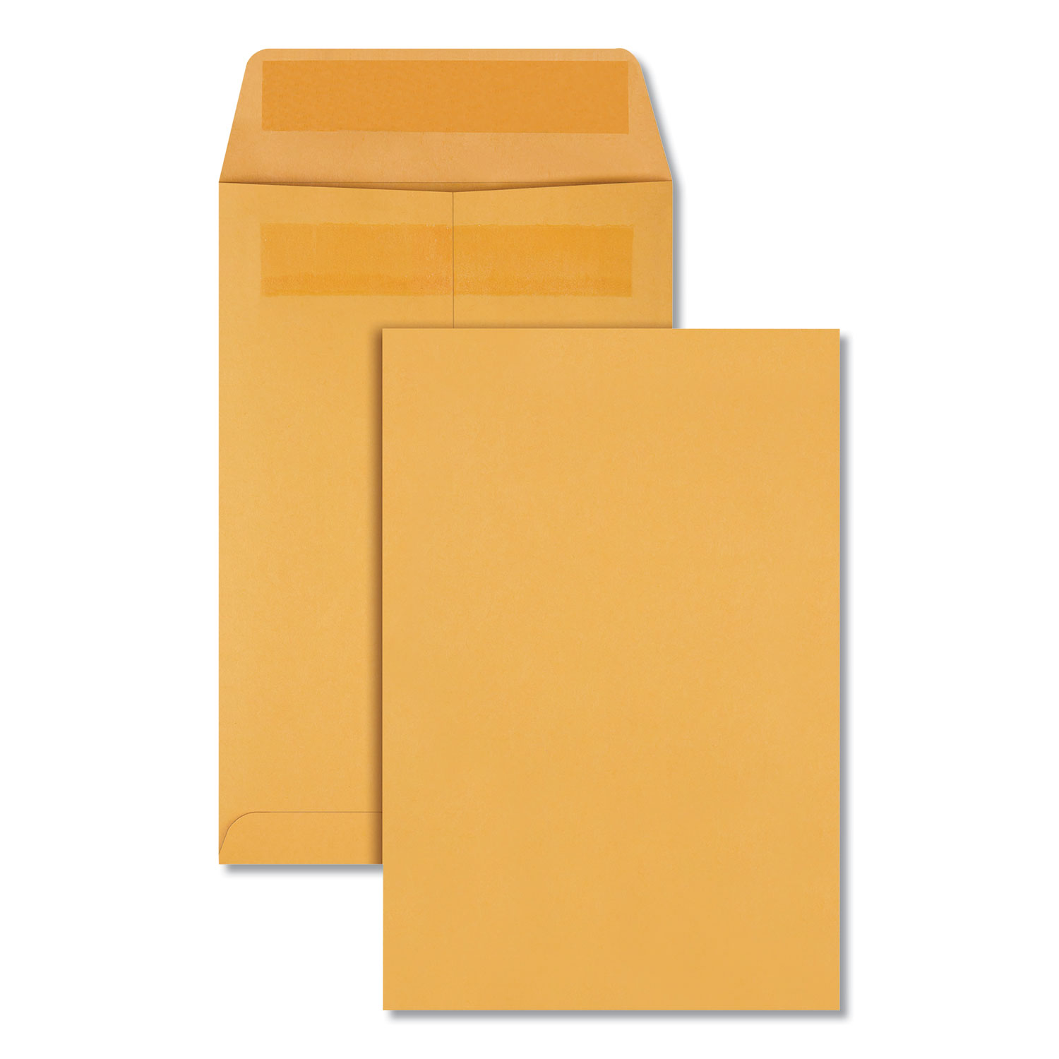 Quality Park™ Redi-Seal Catalog Envelope, #1 3/4, Cheese Blade Flap, Redi-Seal Closure, 6.5 x 9.5, Brown Kraft, 100/Box