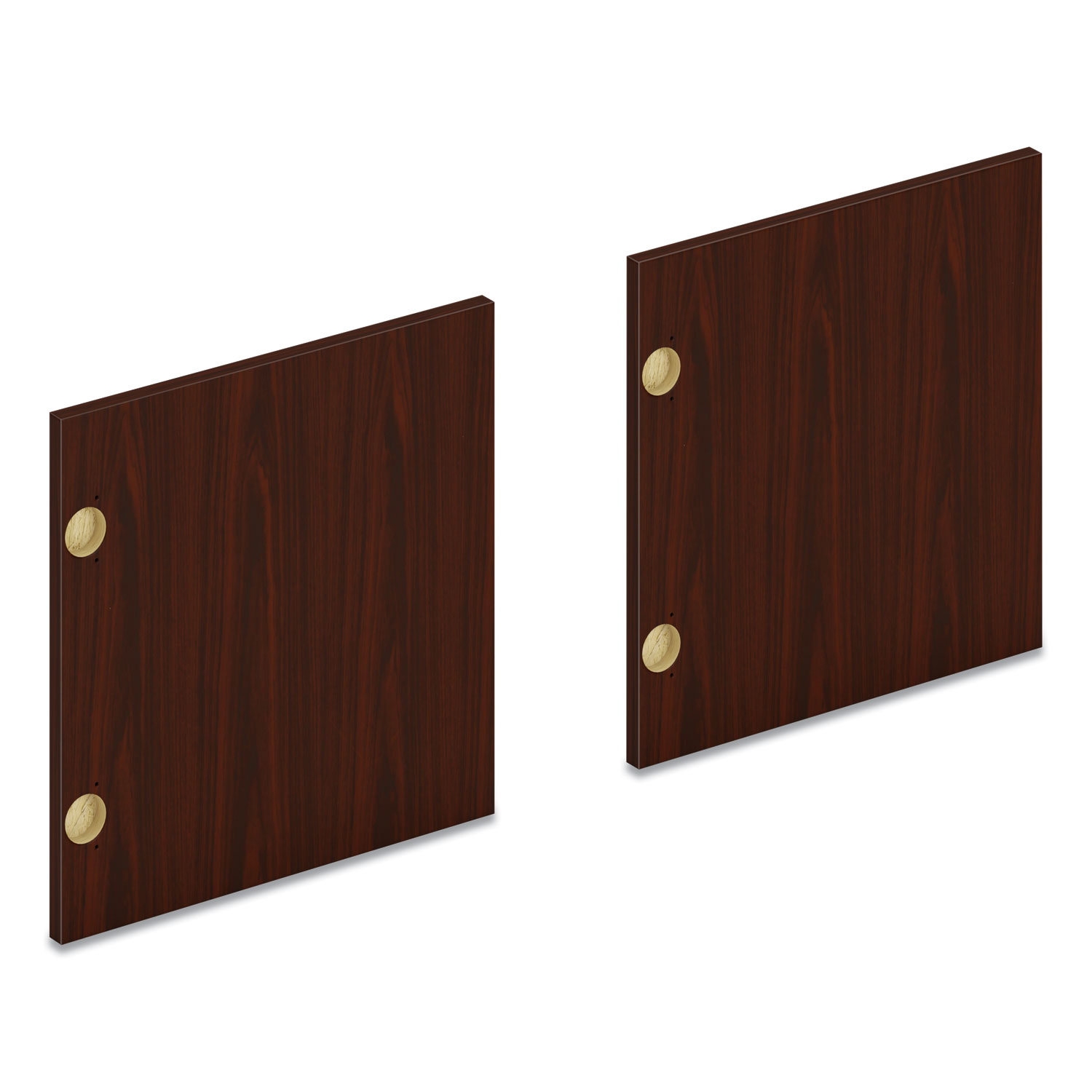 HON® Mod Laminate Doors for 60W Mod Desk Hutch, 14.87 x 14.83, Traditional Mahogany, 2/Carton