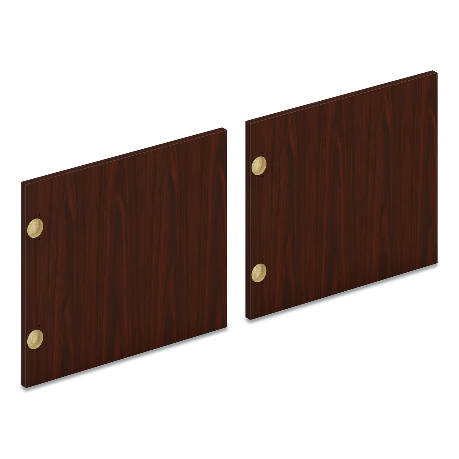 HON® Mod Laminate Doors for 72W Mod Desk Hutch, 17.87 x 14.83, Traditional Mahogany, 2/Carton