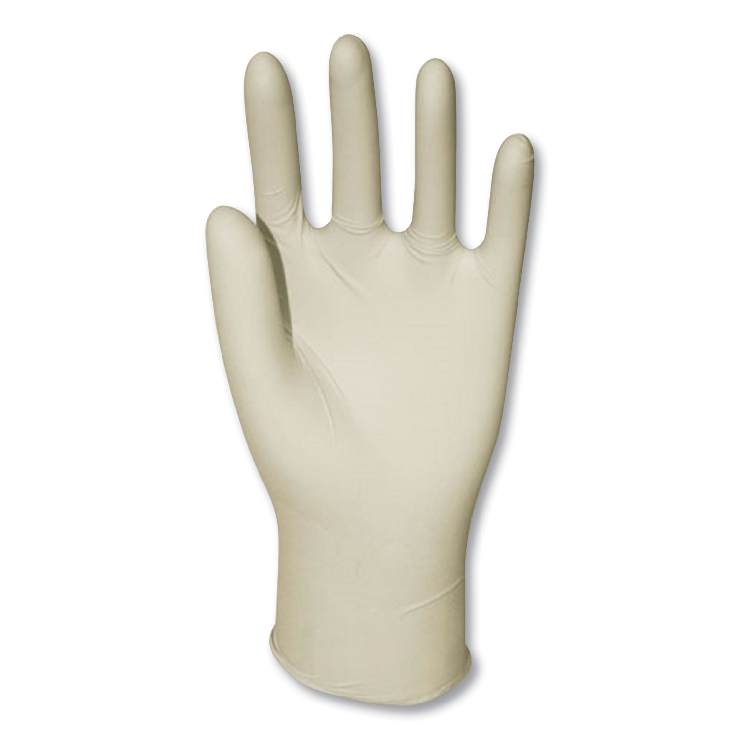 Latex General-Purpose Gloves, Powder-Free, Large, Natural, 1,000/Carton