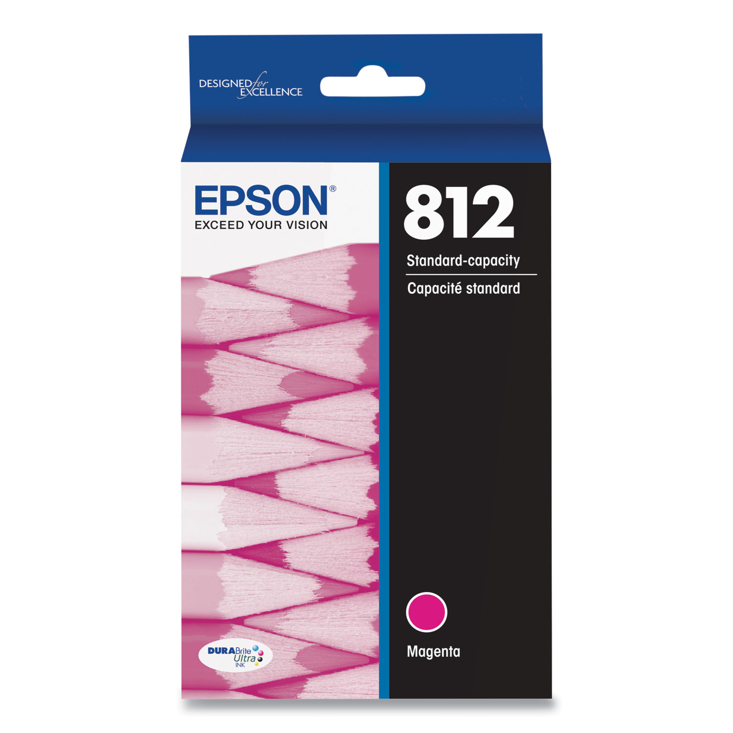 Epson® T812320S (T812) DURABrite Ultra Ink, 300 Page-Yield, Magenta