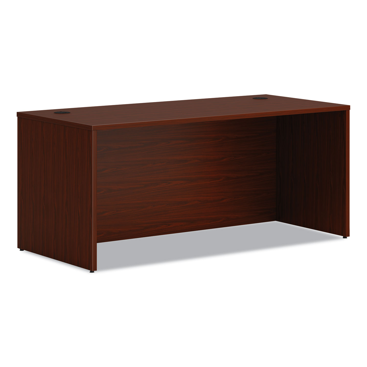 HON® Mod Desk Shell, 66w x 30d x 29h, Traditional Mahogany